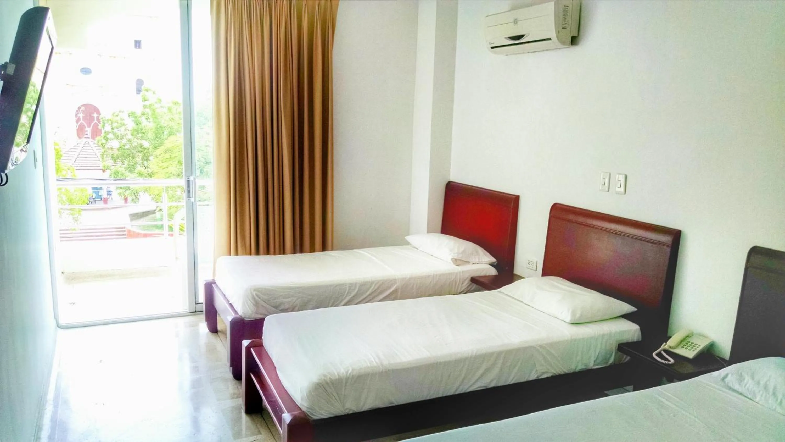 Bed in Del Parque Hotel