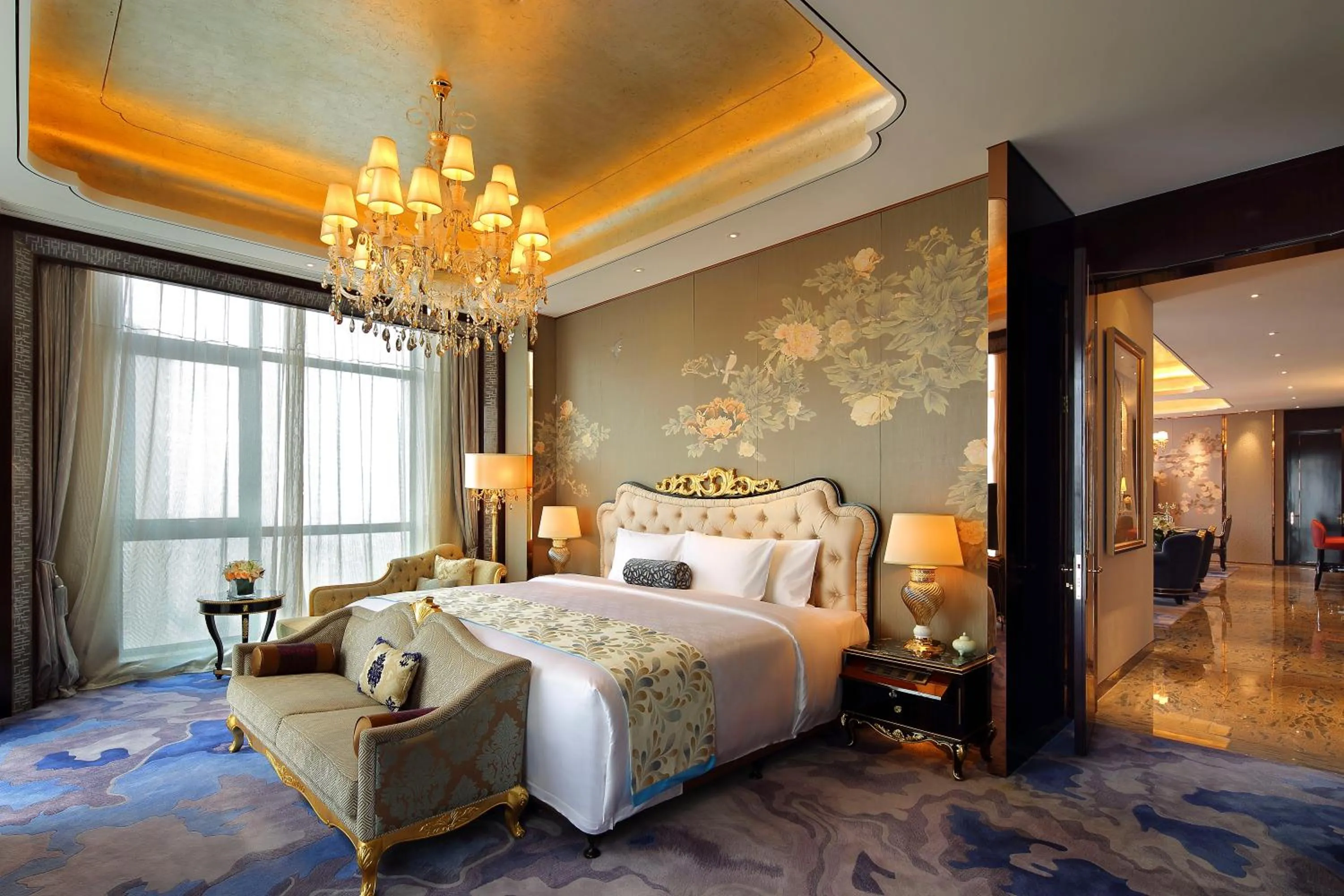 Bedroom, Bed in Anyang Wanda Realm Hotel