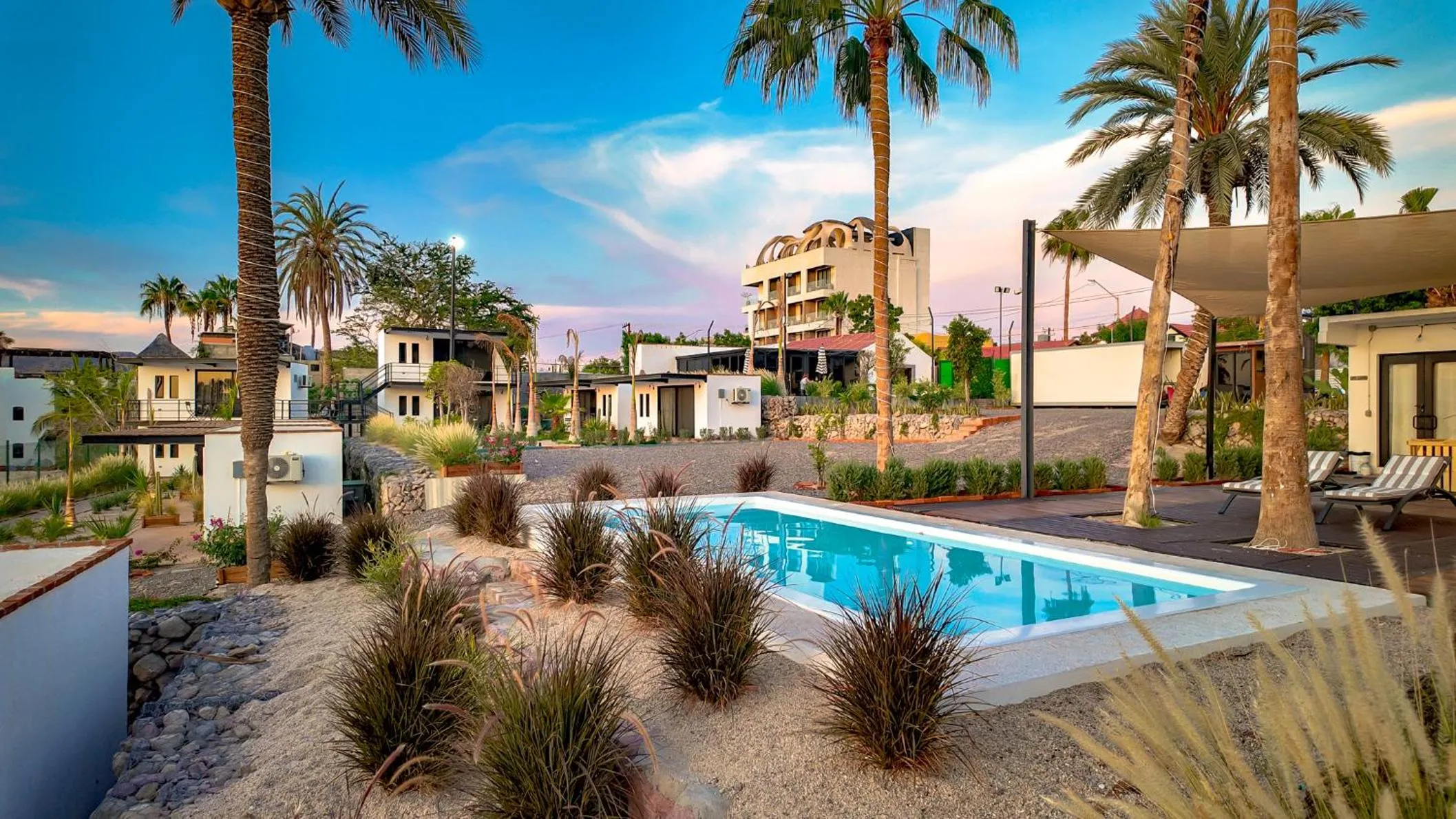 Property building in InHouse Glamping Hotel La Paz