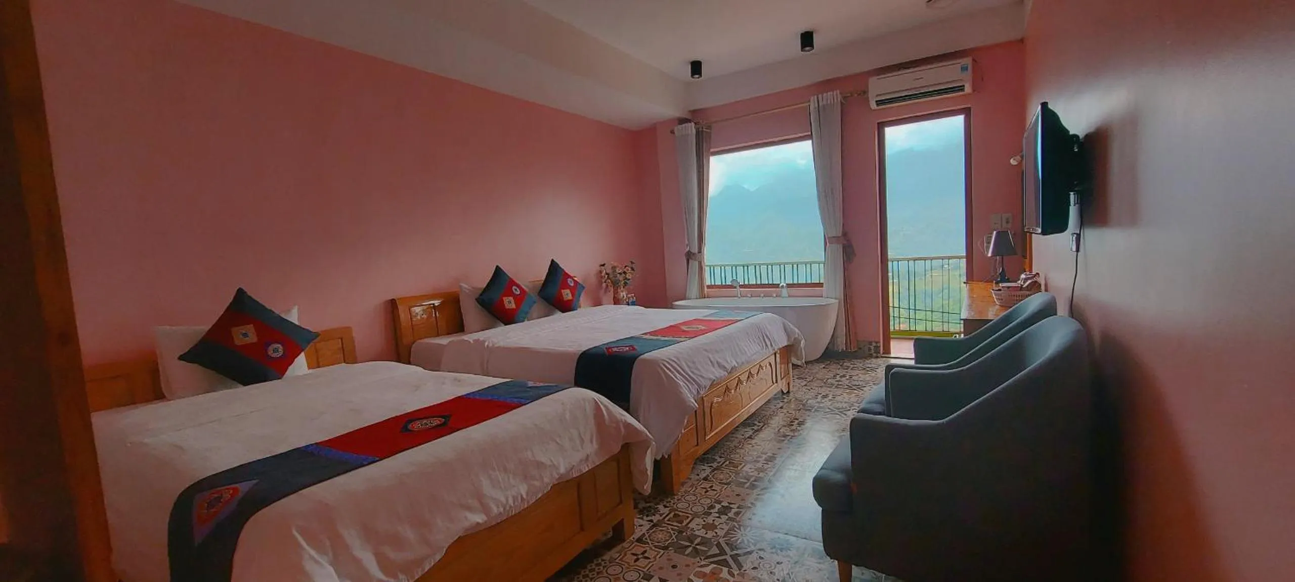 Bedroom, Bed in Sapa Scenery Hotel