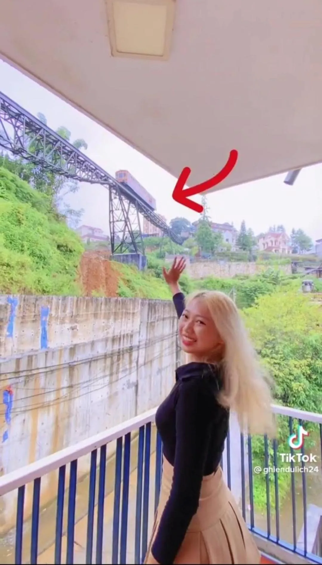 Balcony/Terrace in Sapa Scenery Hotel