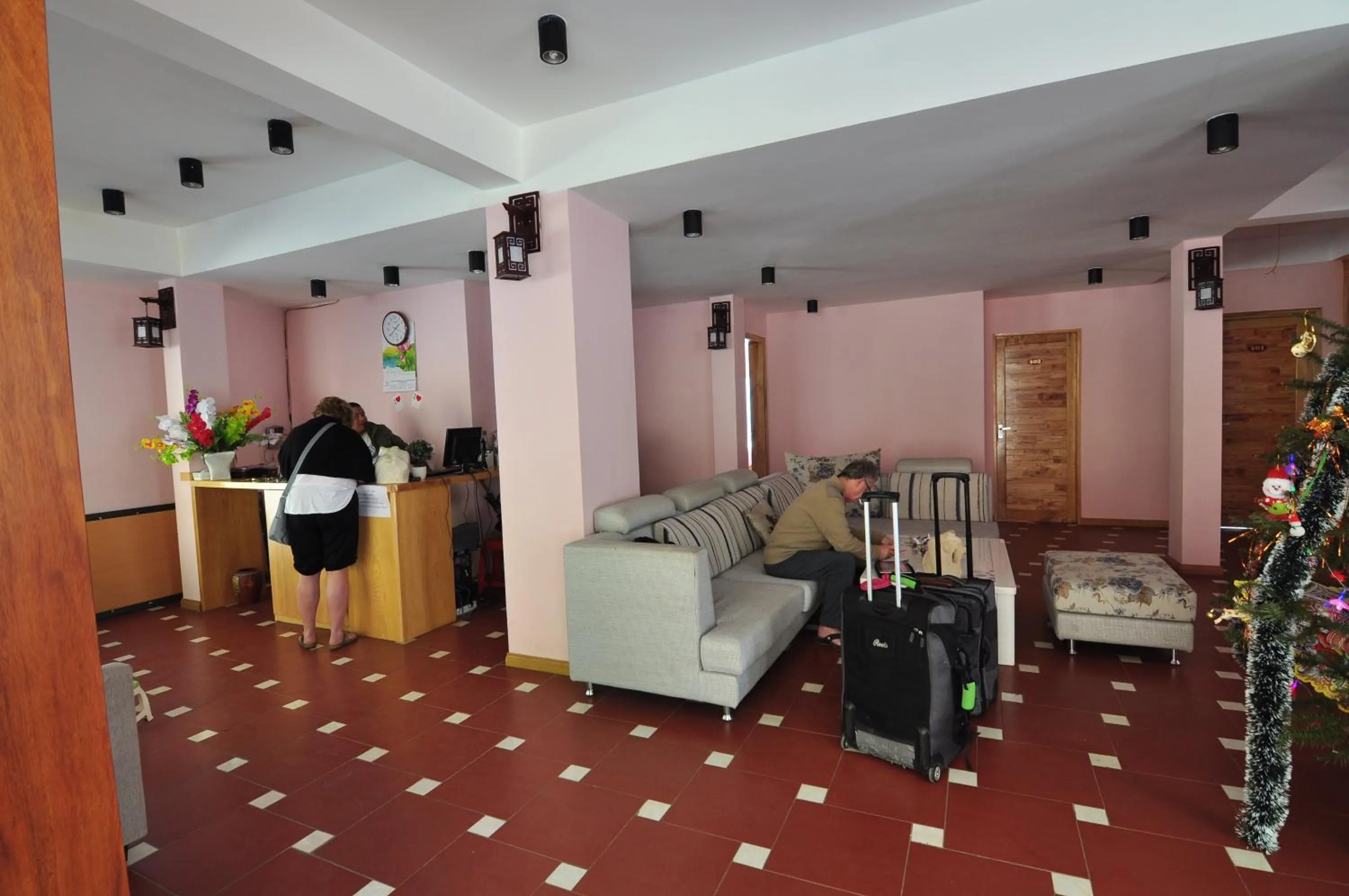 Lobby or reception in Sapa Scenery Hotel