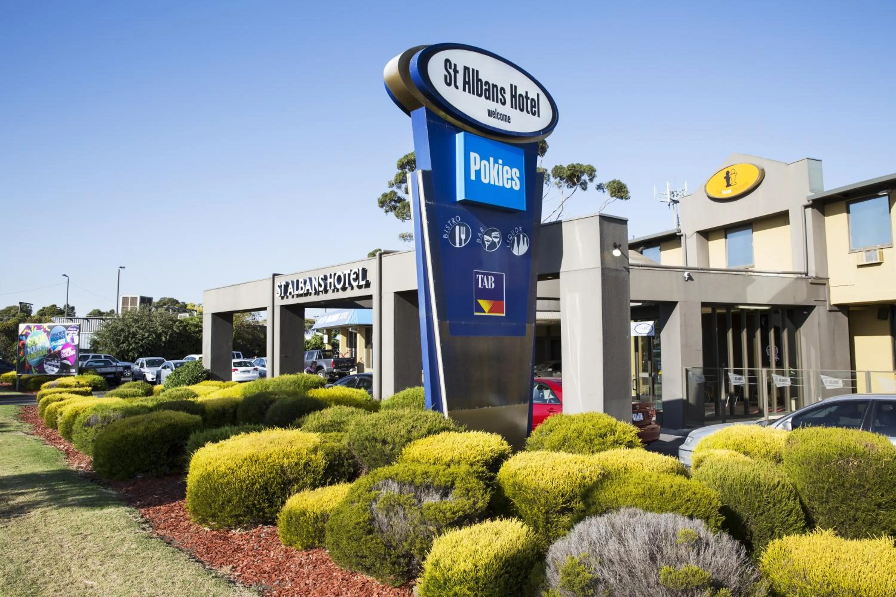 Property logo or sign in Nightcap at St Albans Hotel