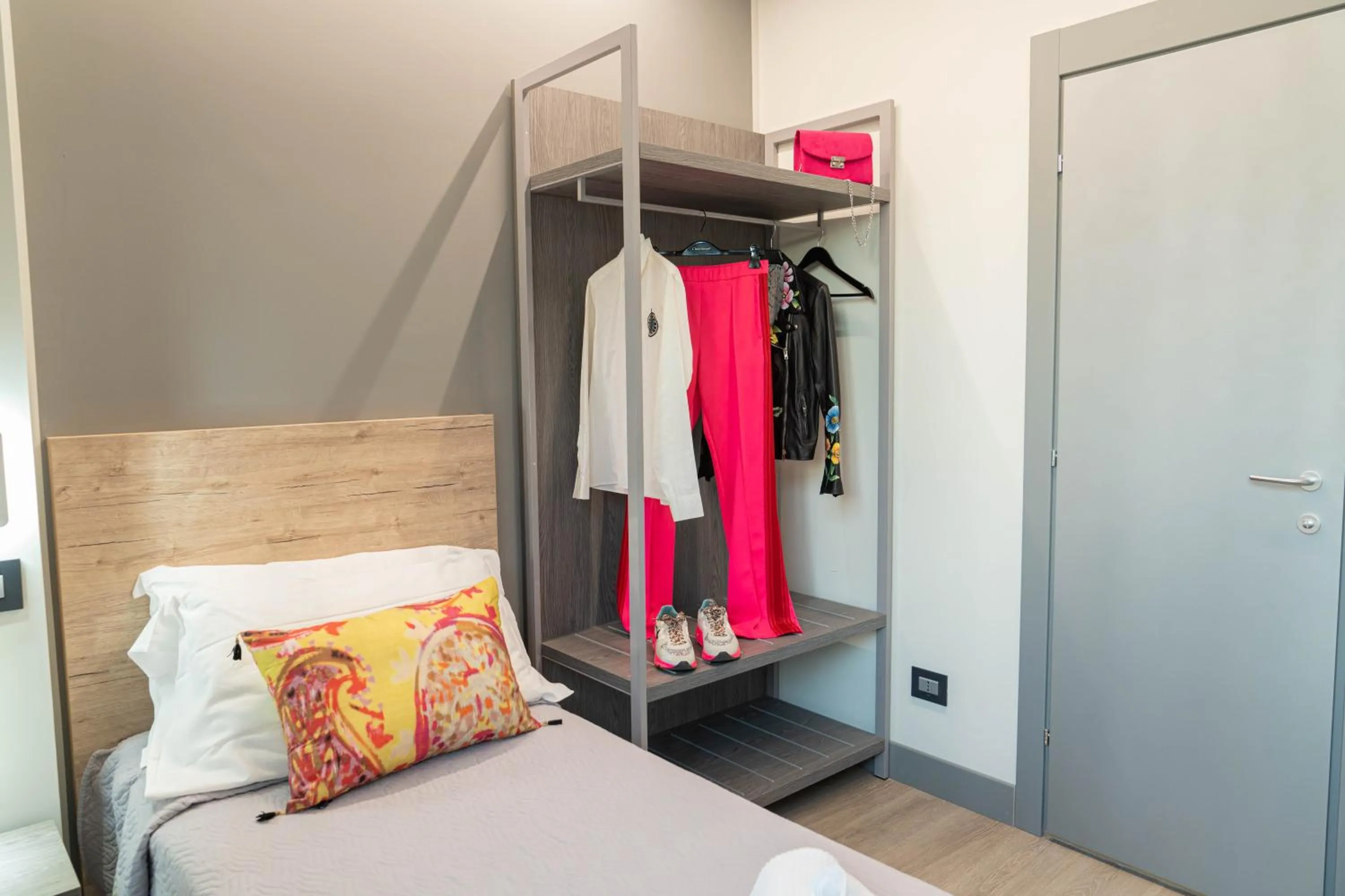 Bed in Hotel Ambrosiano