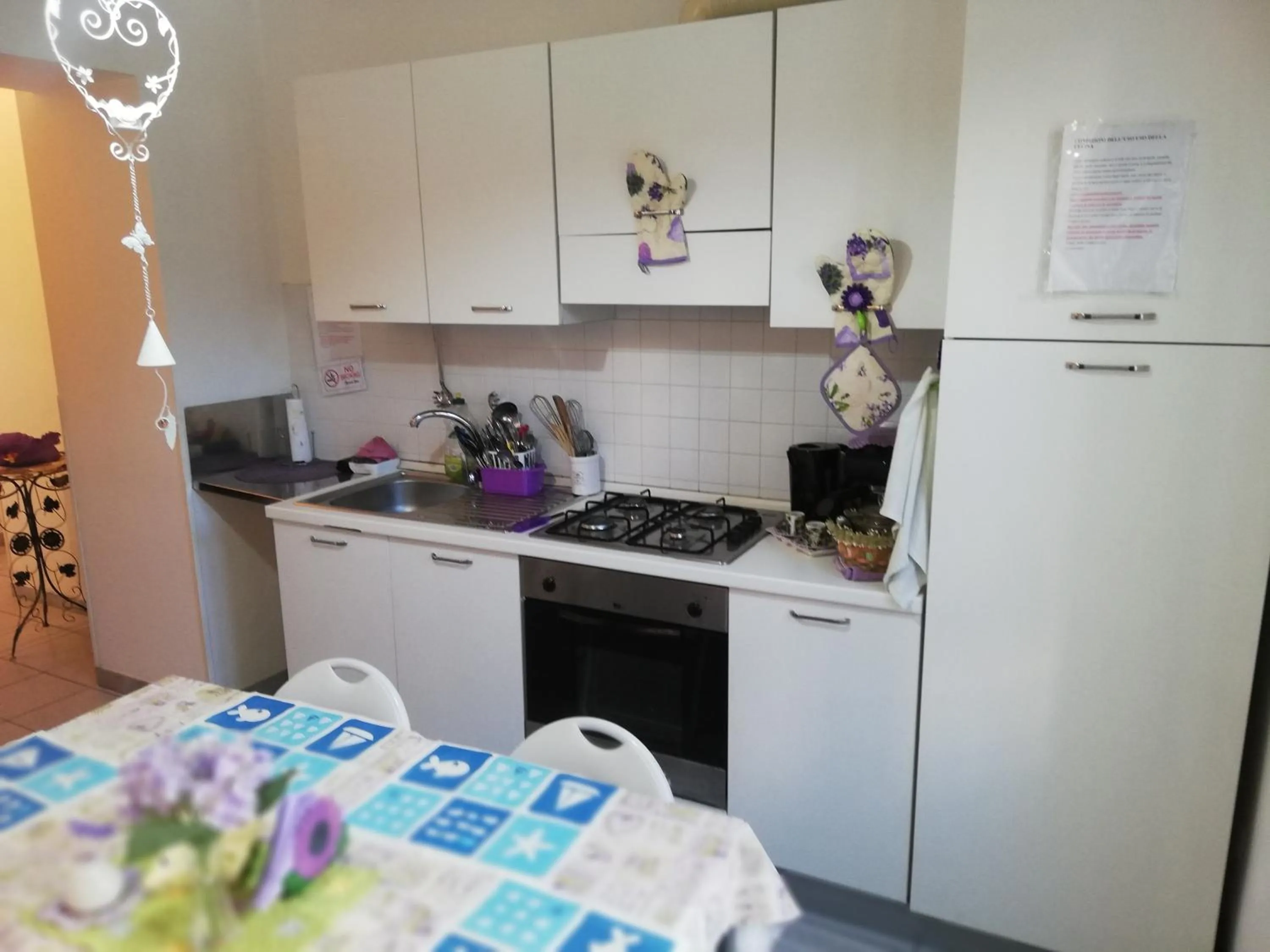 Kitchen or kitchenette in B&B Vittorio Emanuele