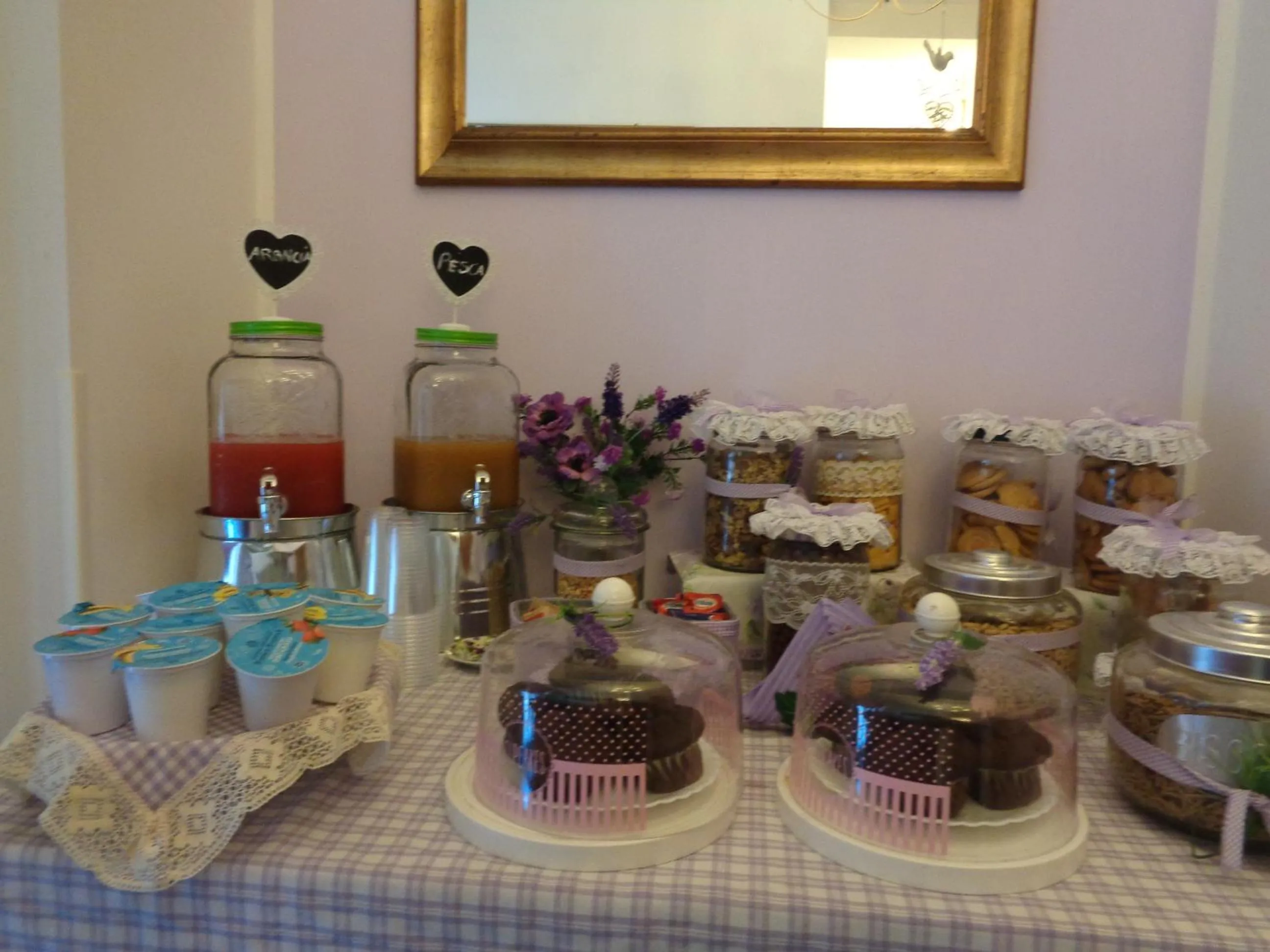 Food and drinks in B&B Vittorio Emanuele