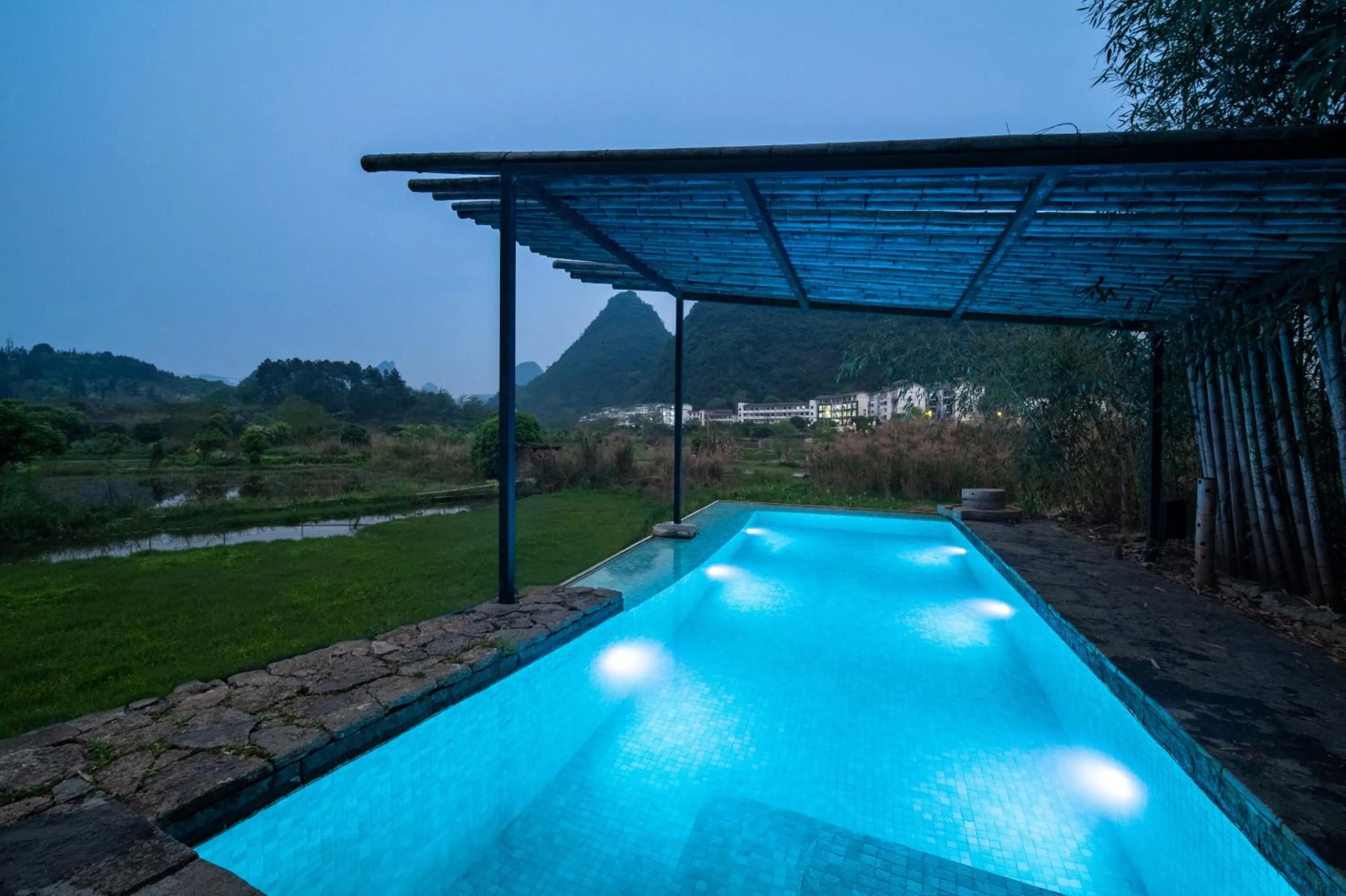 Swimming pool in Yangshuo Sudder Street Guesthouse