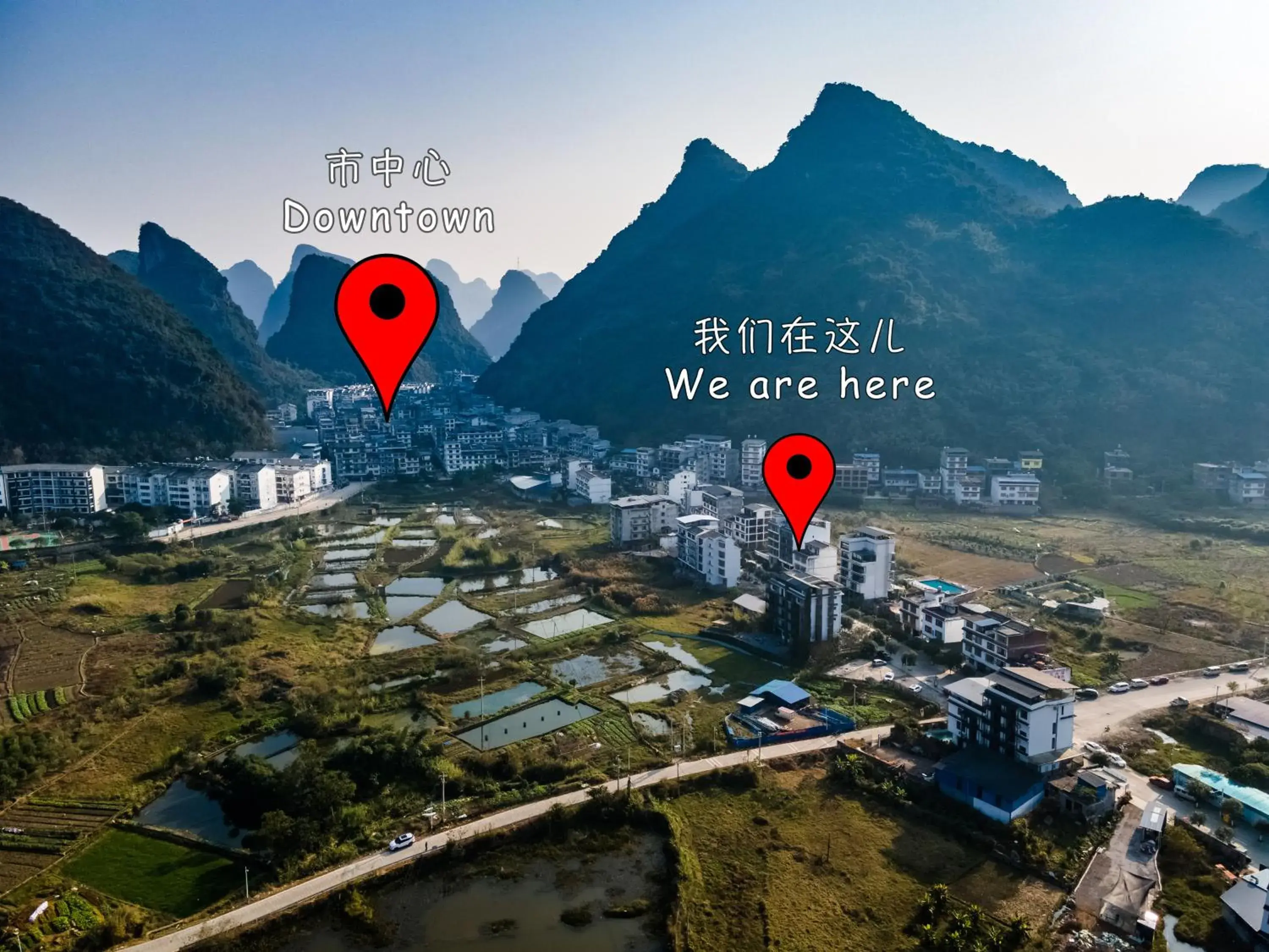 Property building in Yangshuo Sudder Street Guesthouse Property building in Yangshuo Sudder Street Guesthouse