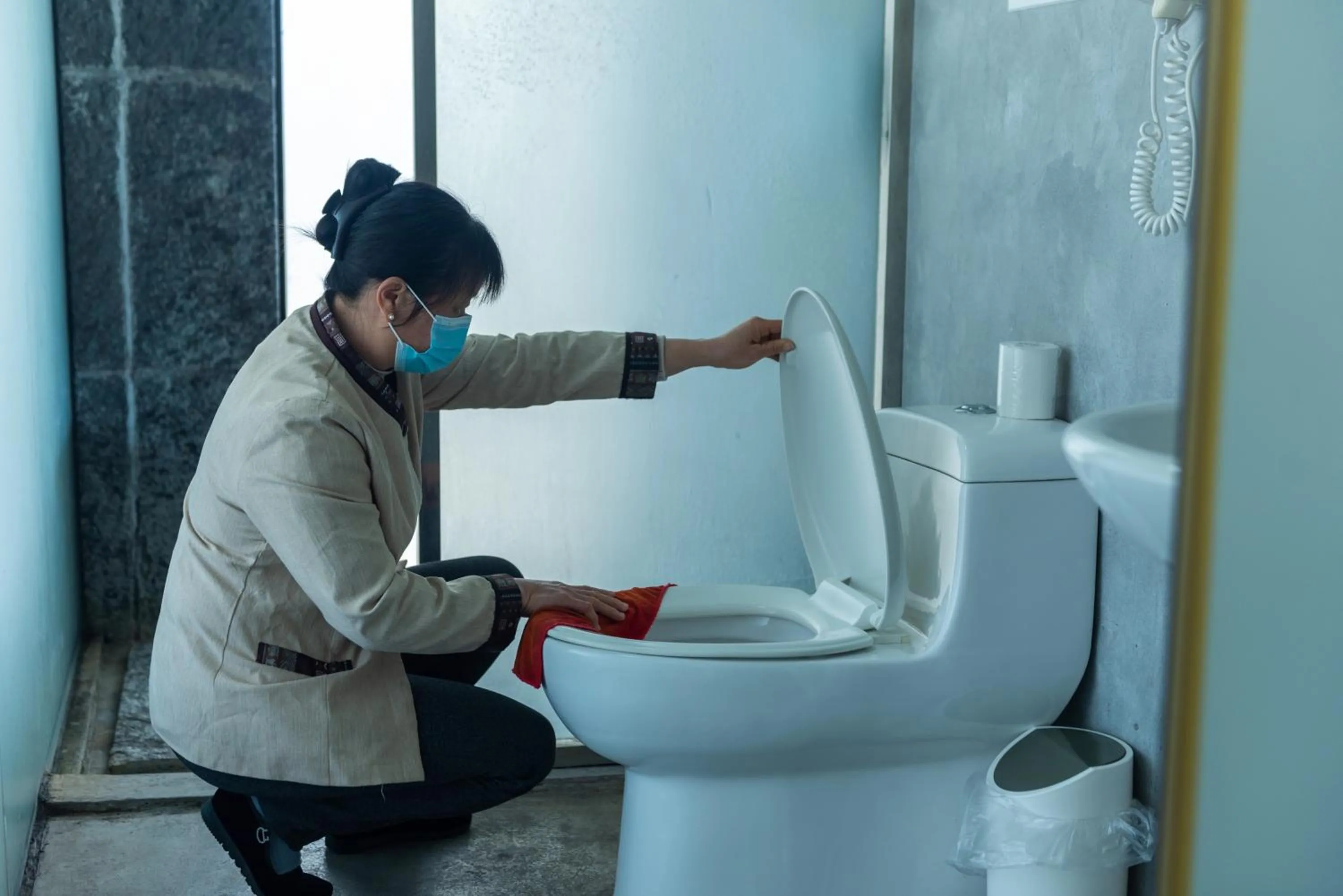 Staff in Yangshuo Sudder Street Guesthouse