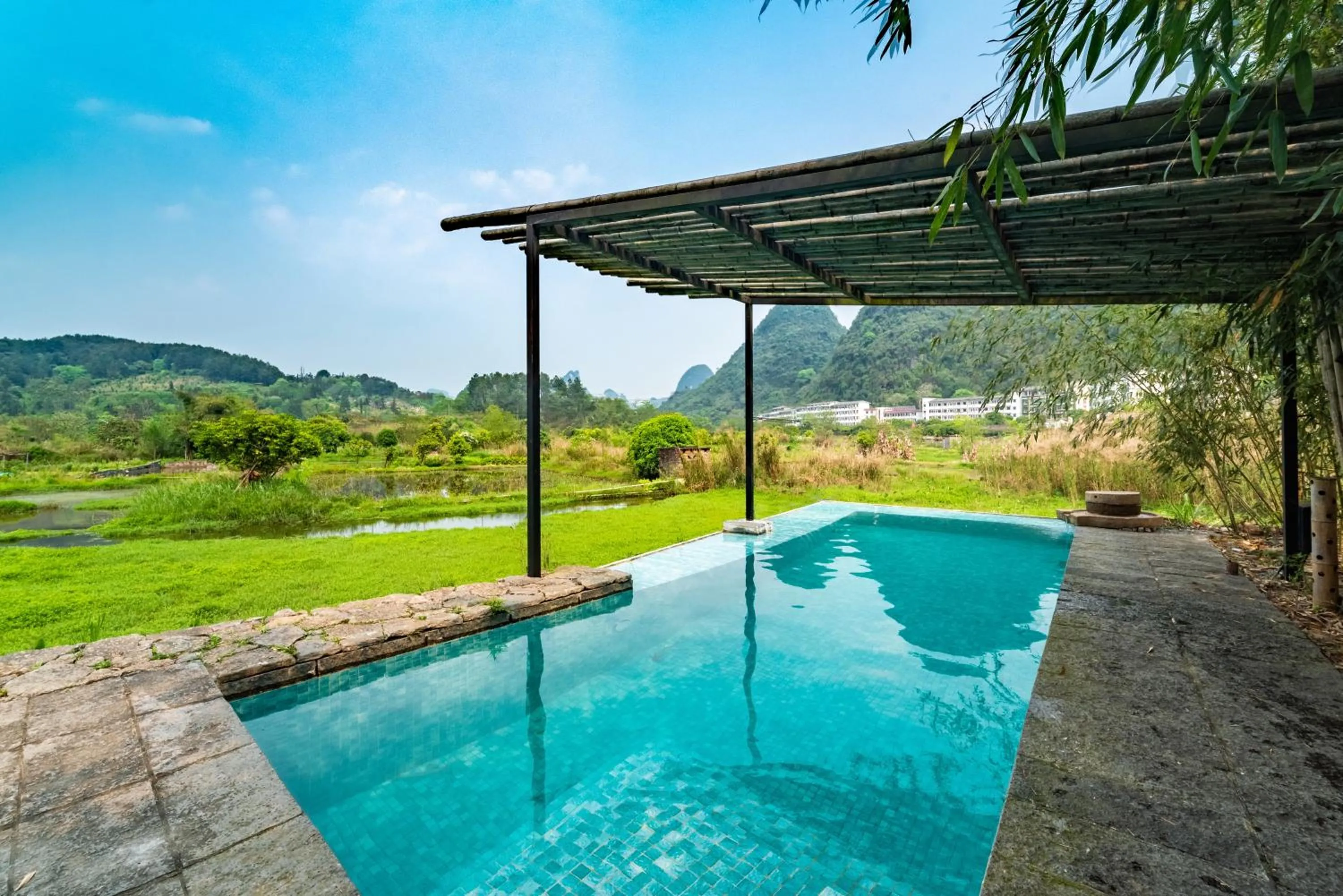 Swimming pool in Yangshuo Sudder Street Guesthouse
