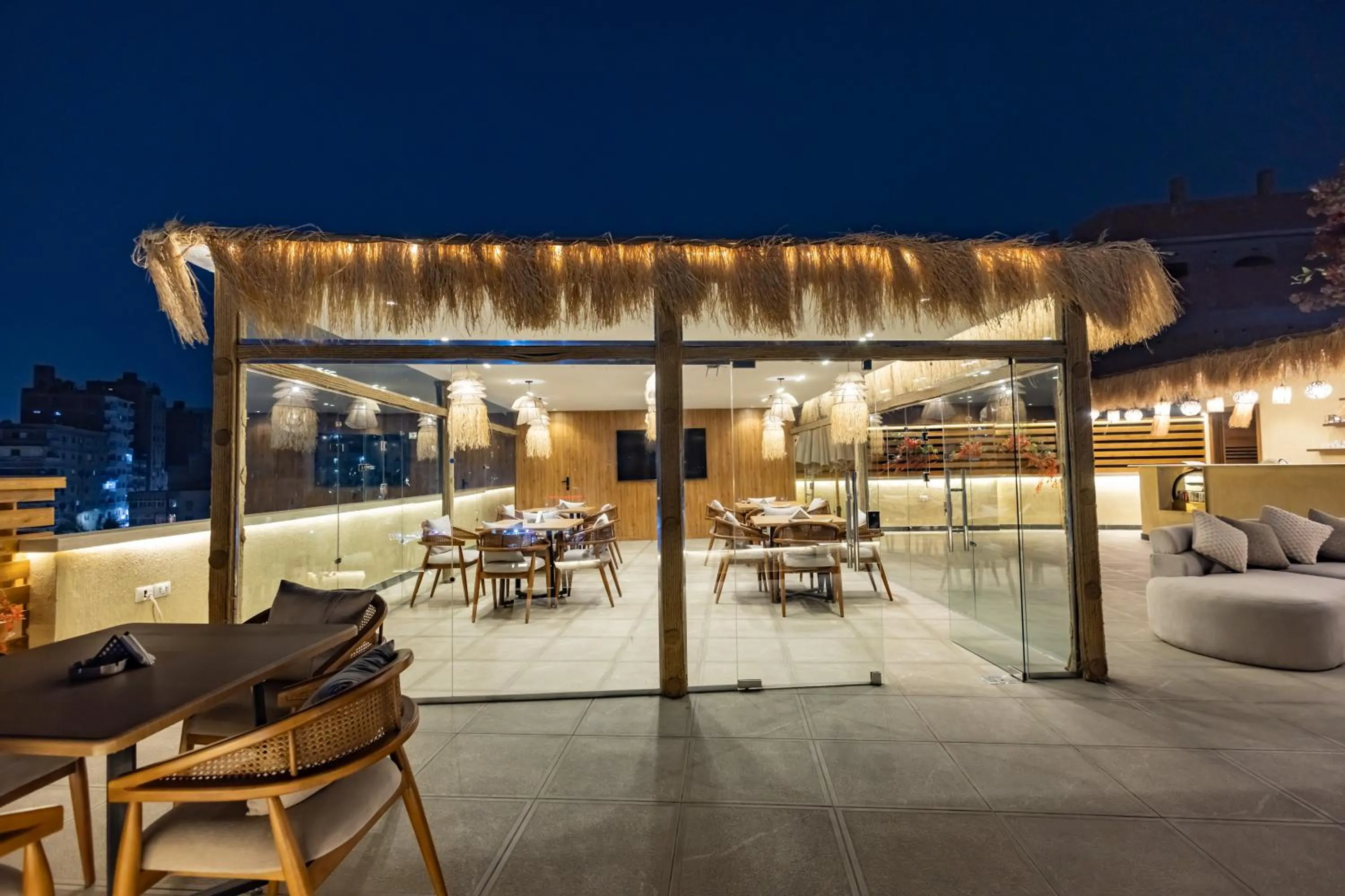 Property building in The Palace Pyramids View Hotel