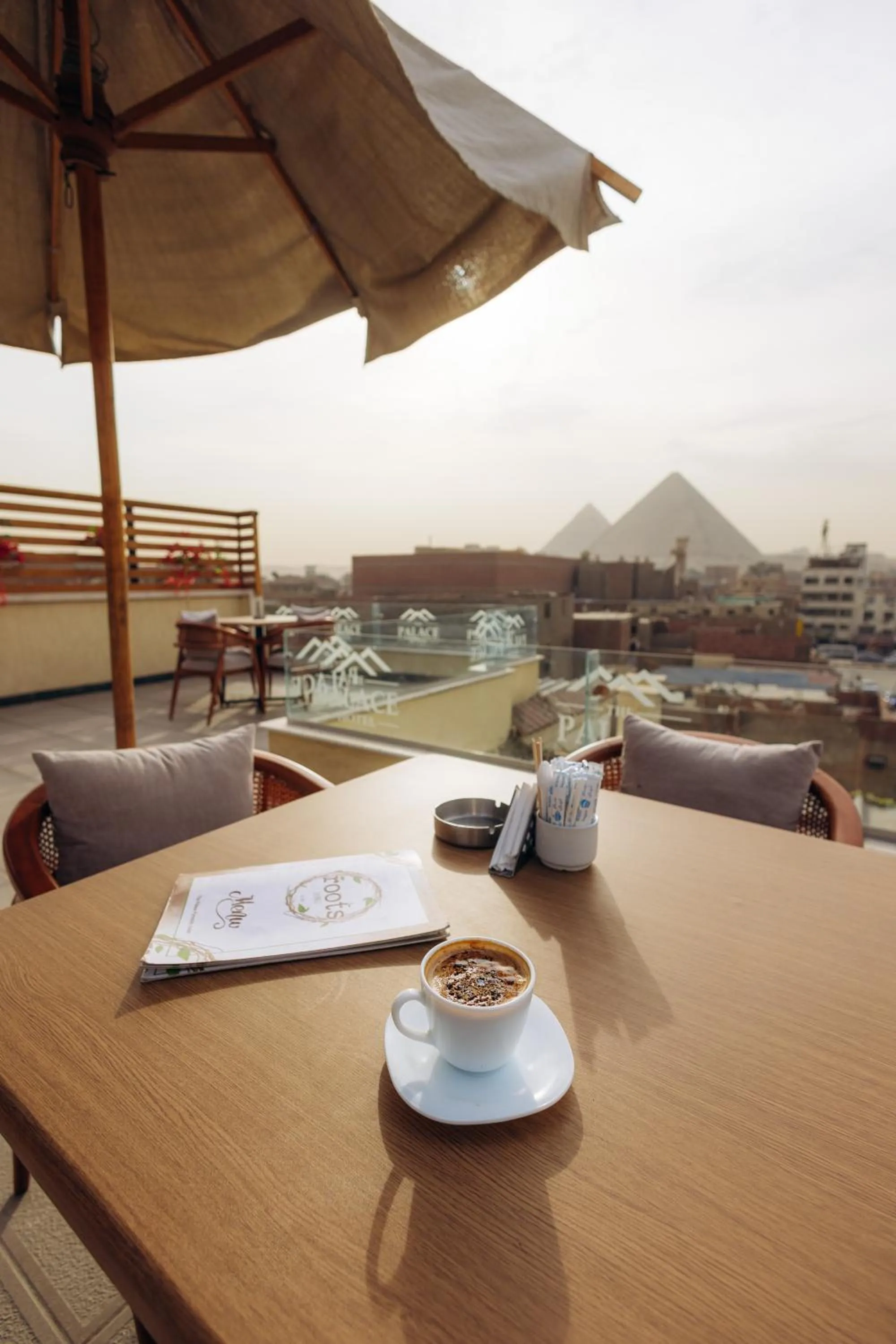 Restaurant/places to eat in The Palace Pyramids View Hotel