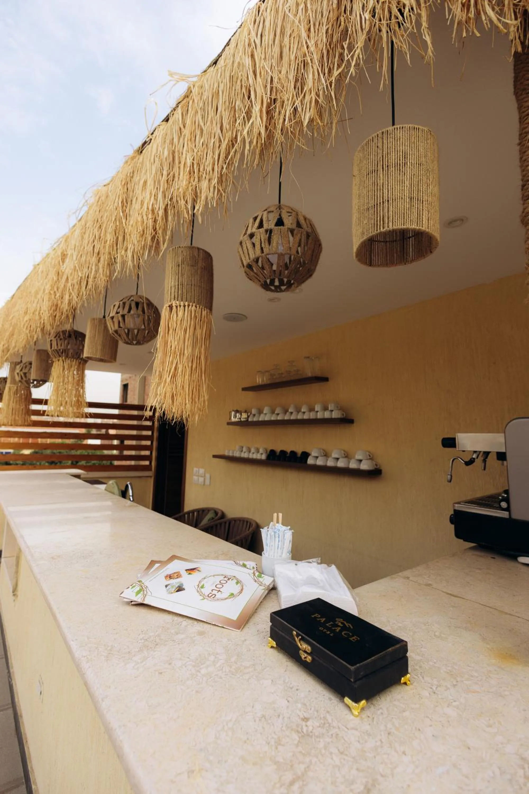 Lounge or bar in The Palace Pyramids View Hotel