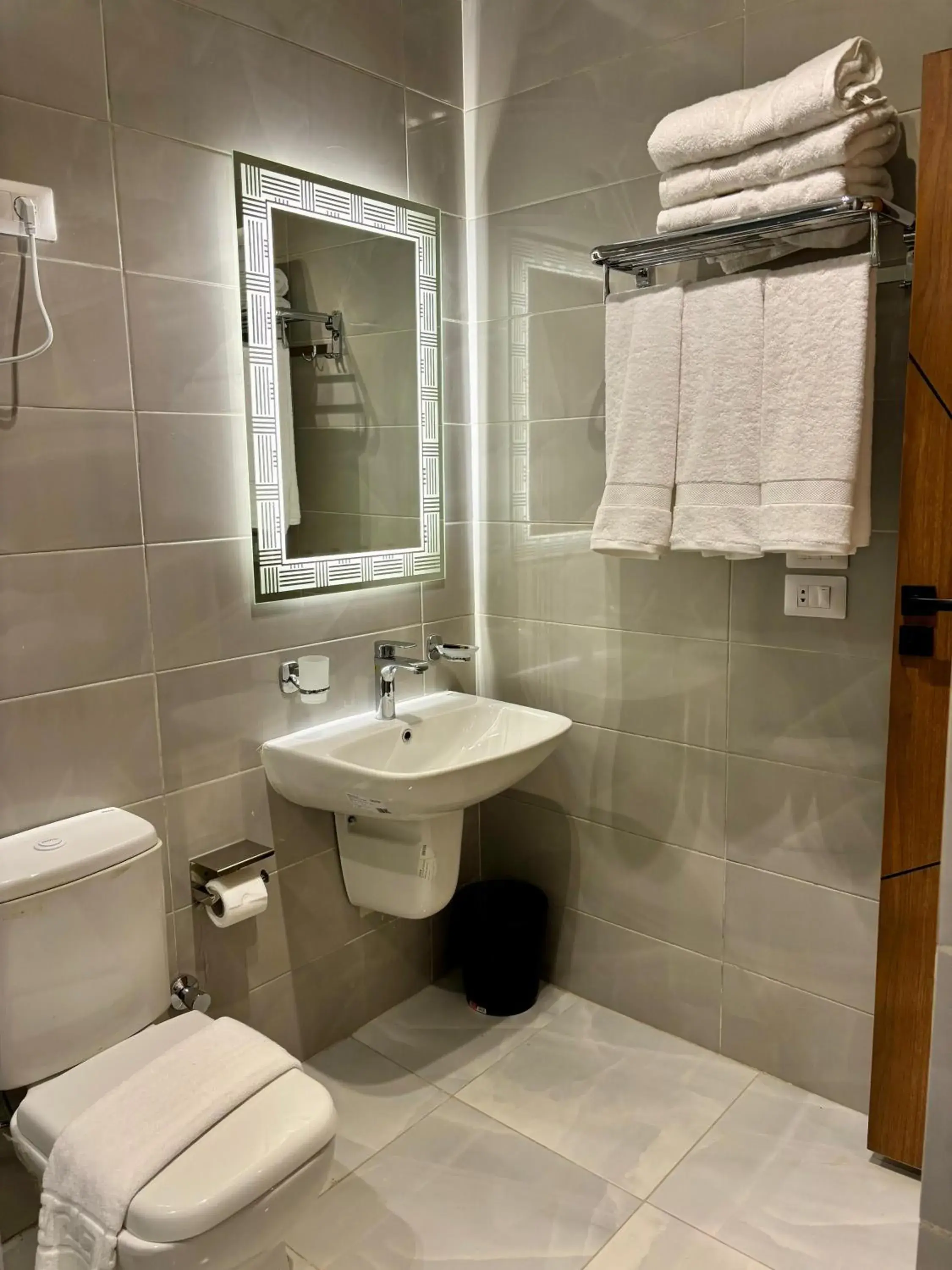 Shower in The Palace Pyramids View Hotel Shower in The Palace Pyramids View Hotel