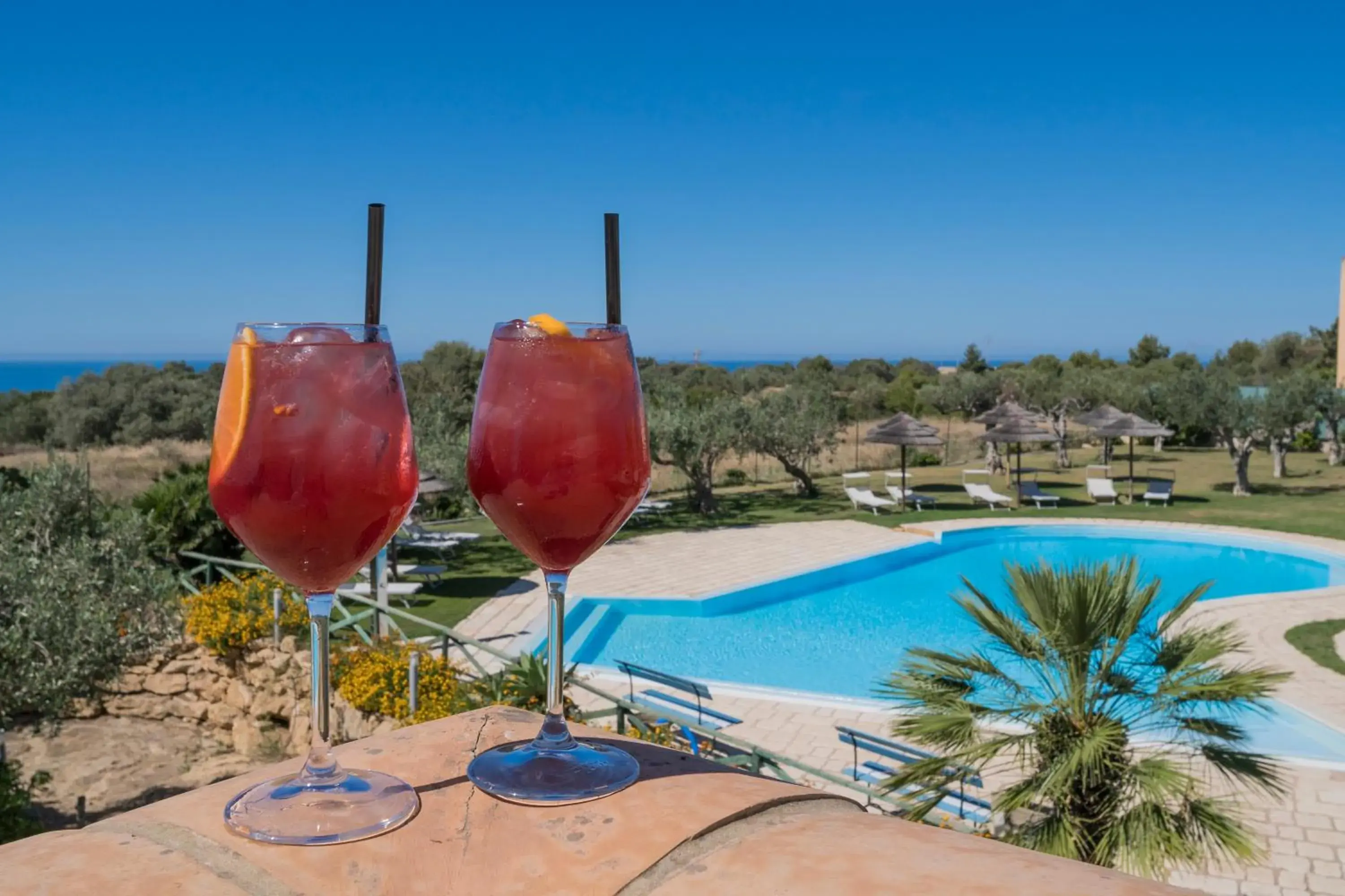 Pool view in Il Marchese Hotel & Spa Pool view in Il Marchese Hotel & Spa