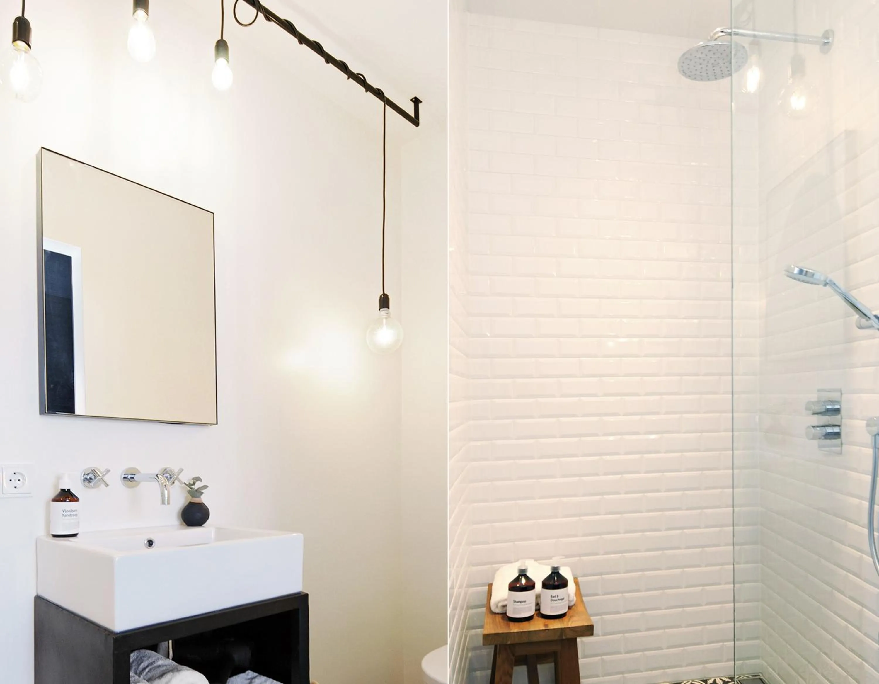 Shower in Het Raadhuys - design B&B