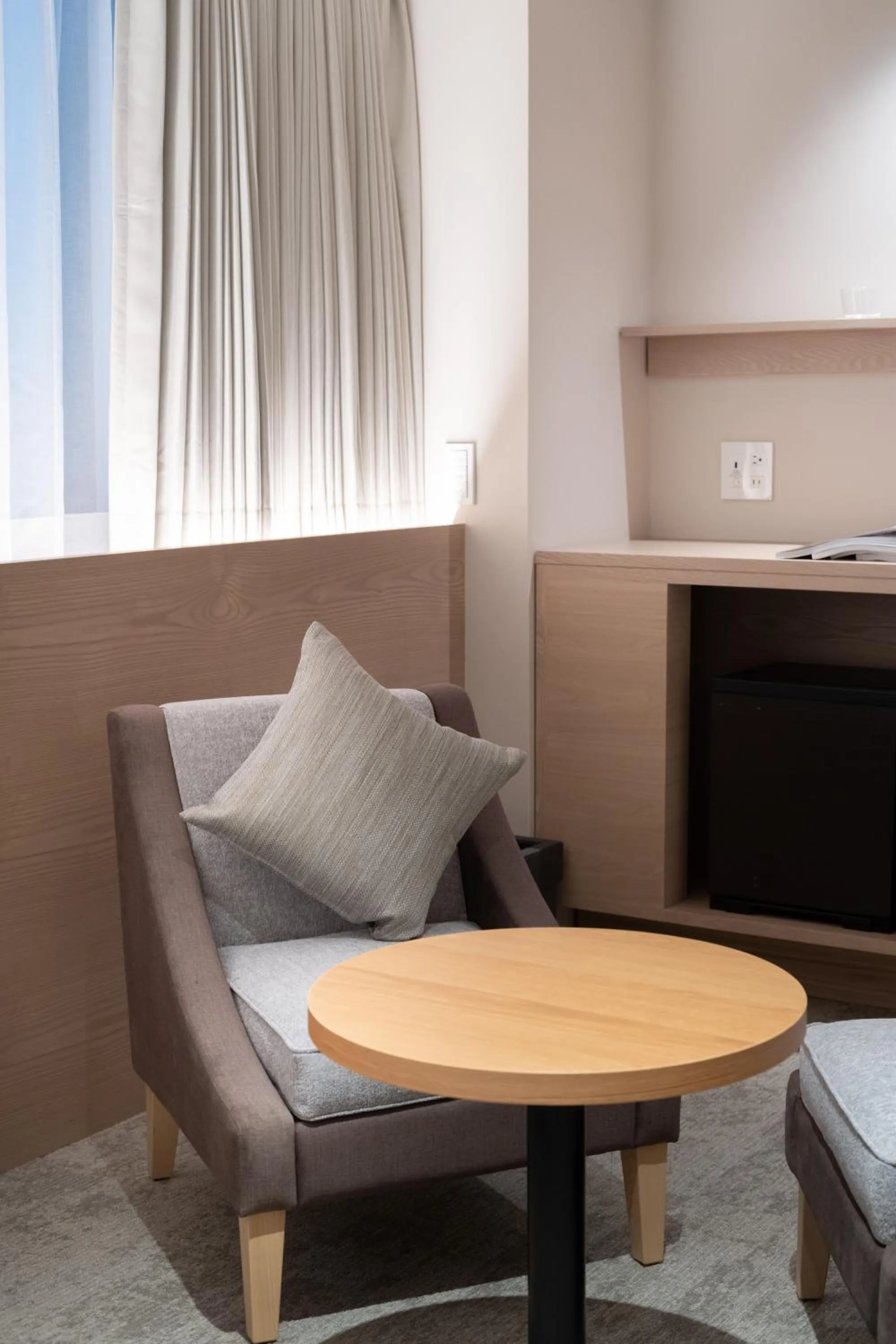 Seating area in KIORI Collection Shinmachi