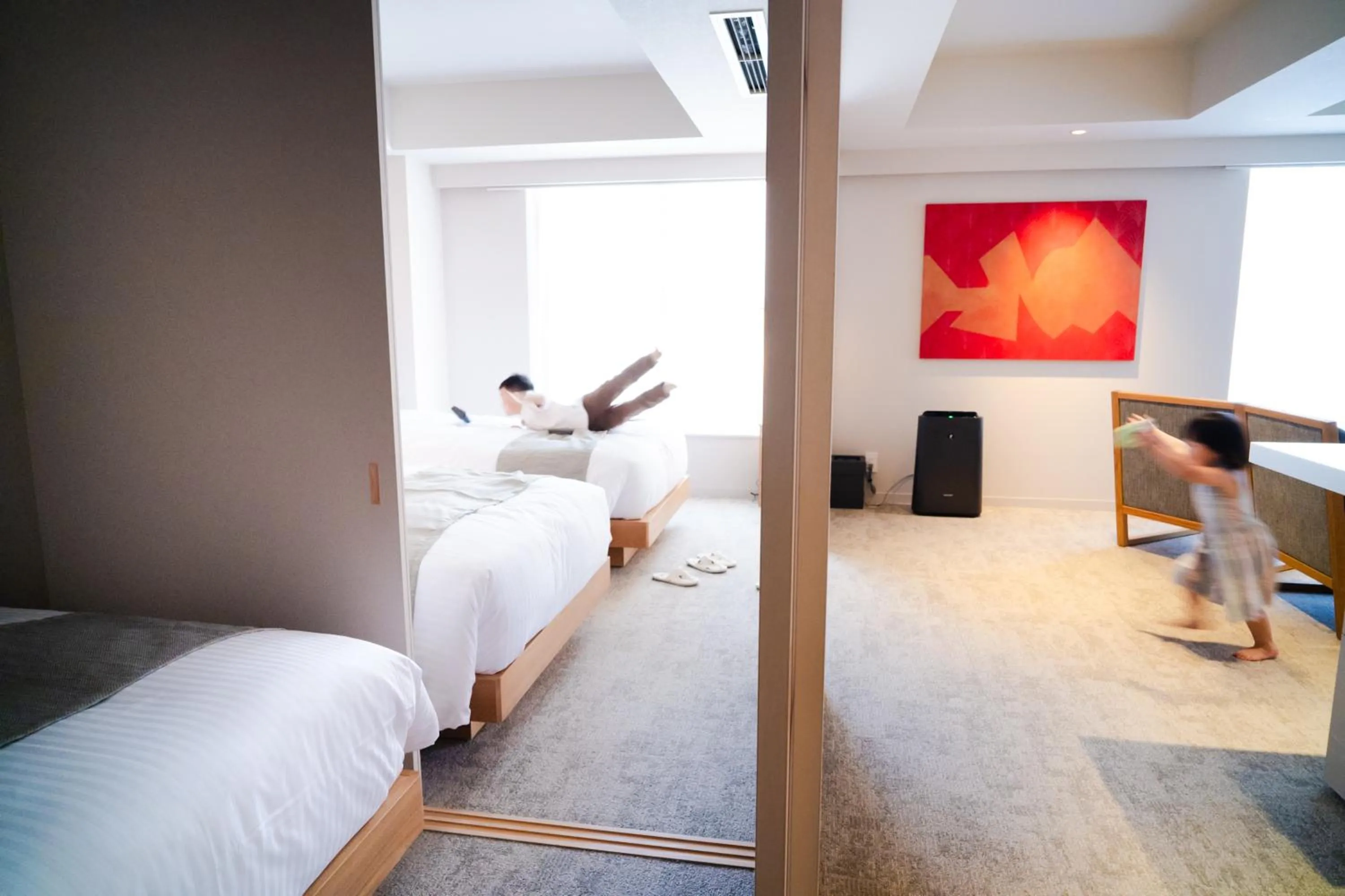 People, Bed in KIORI Collection Shinmachi