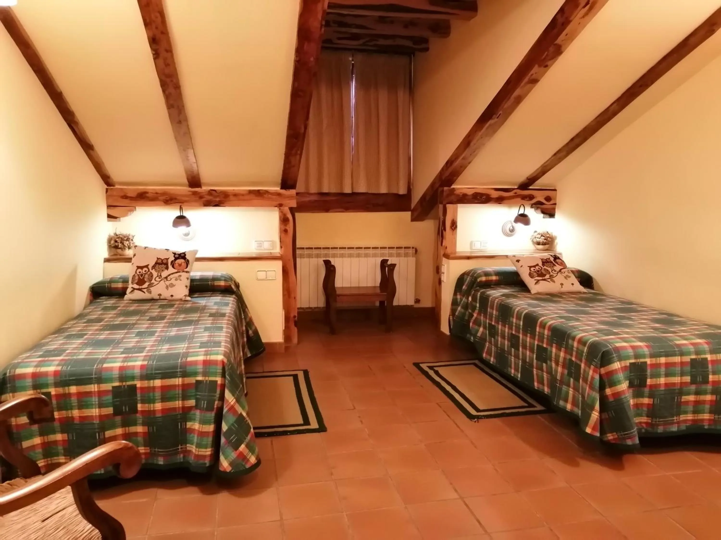 Bed in Hotel Rural & SPA Puente del Duratón