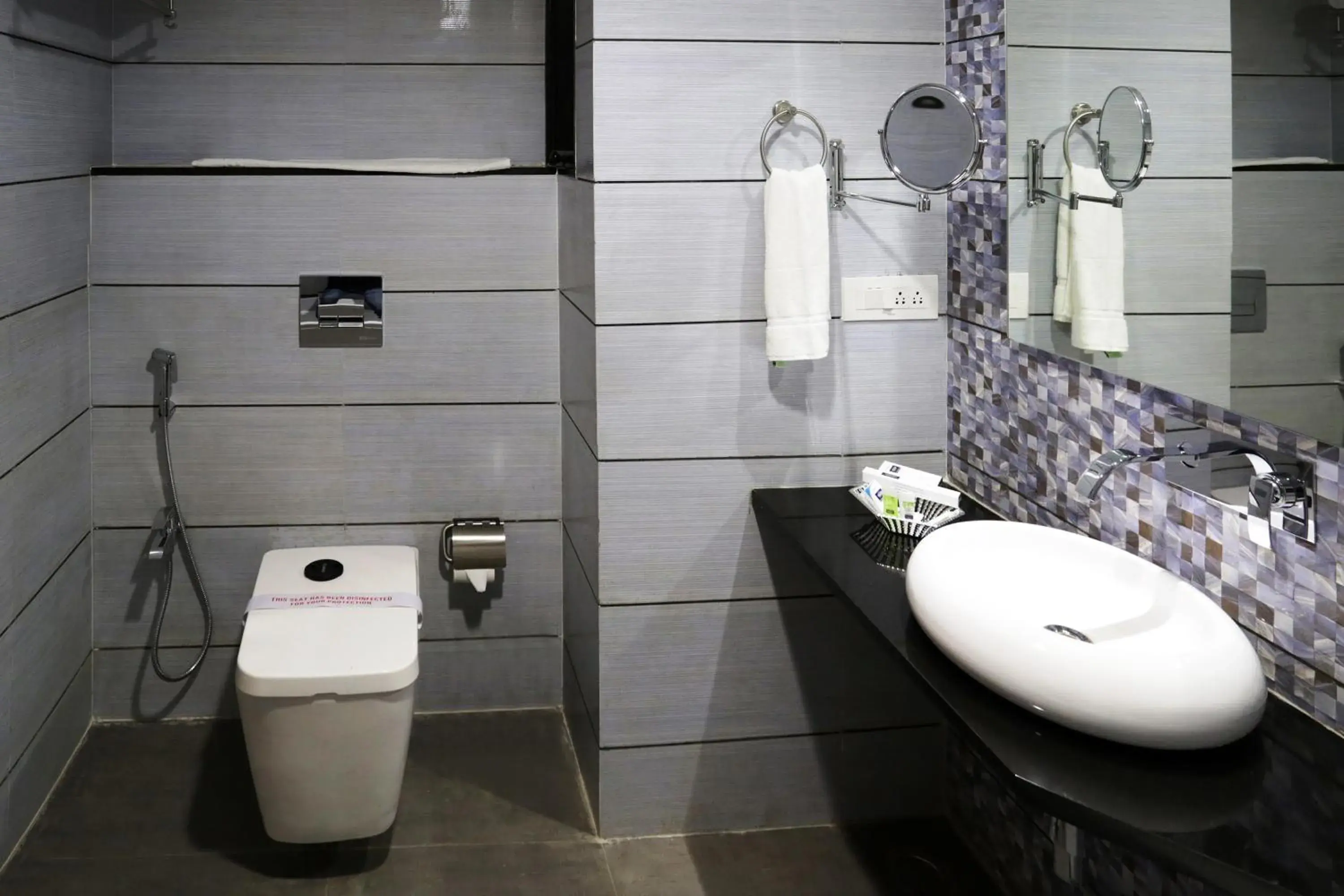 Bathroom in Grand Kailash Hotel Bathroom in Grand Kailash Hotel