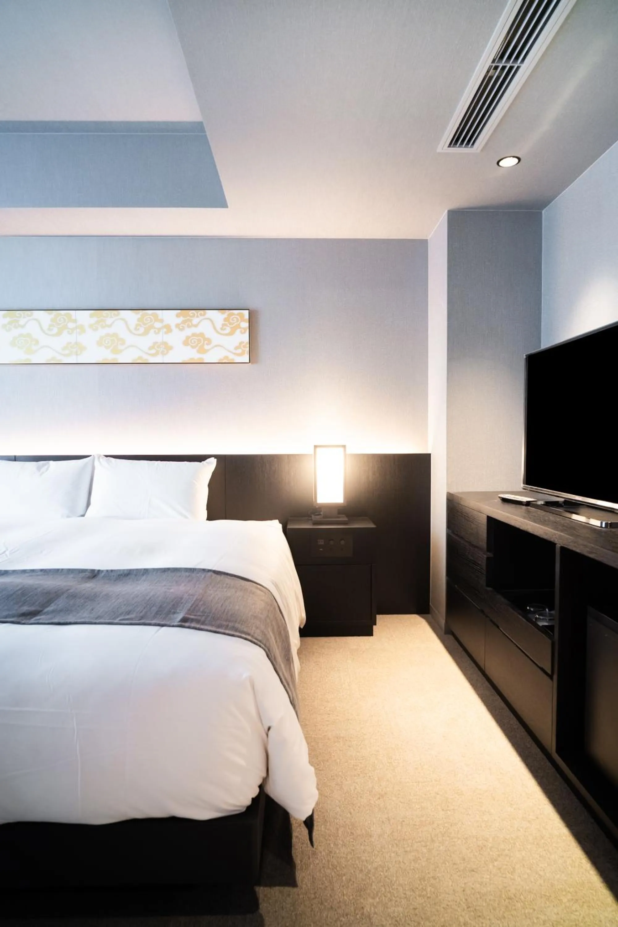 Bed in KIORI Hotel Higashino Toin