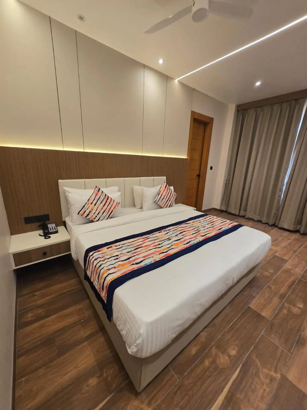 Bed in Hotel Rivera Palace