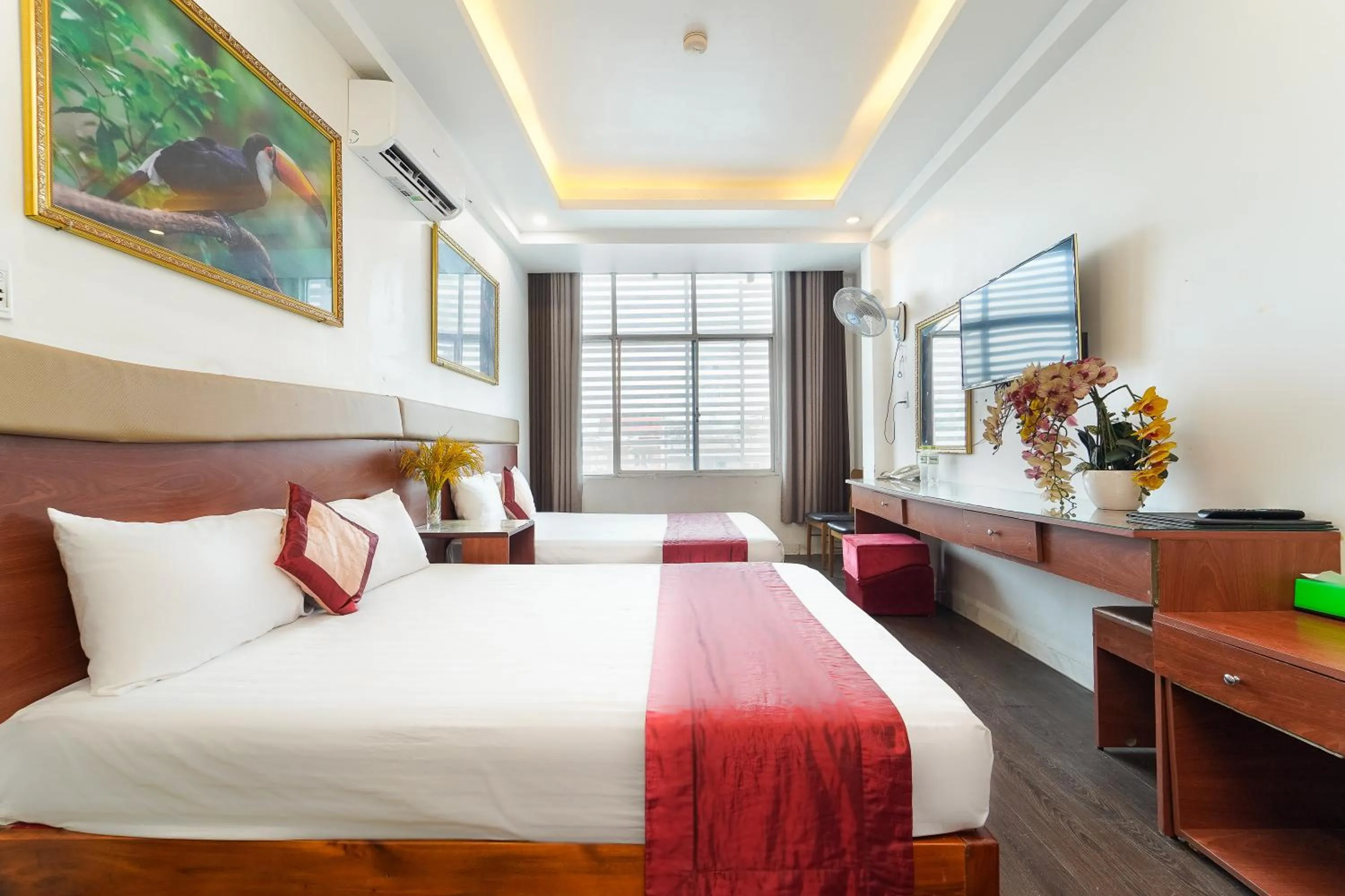 Bedroom, Bed in Collection O Eva Hotel District 8 Near Ben Thanh Market
