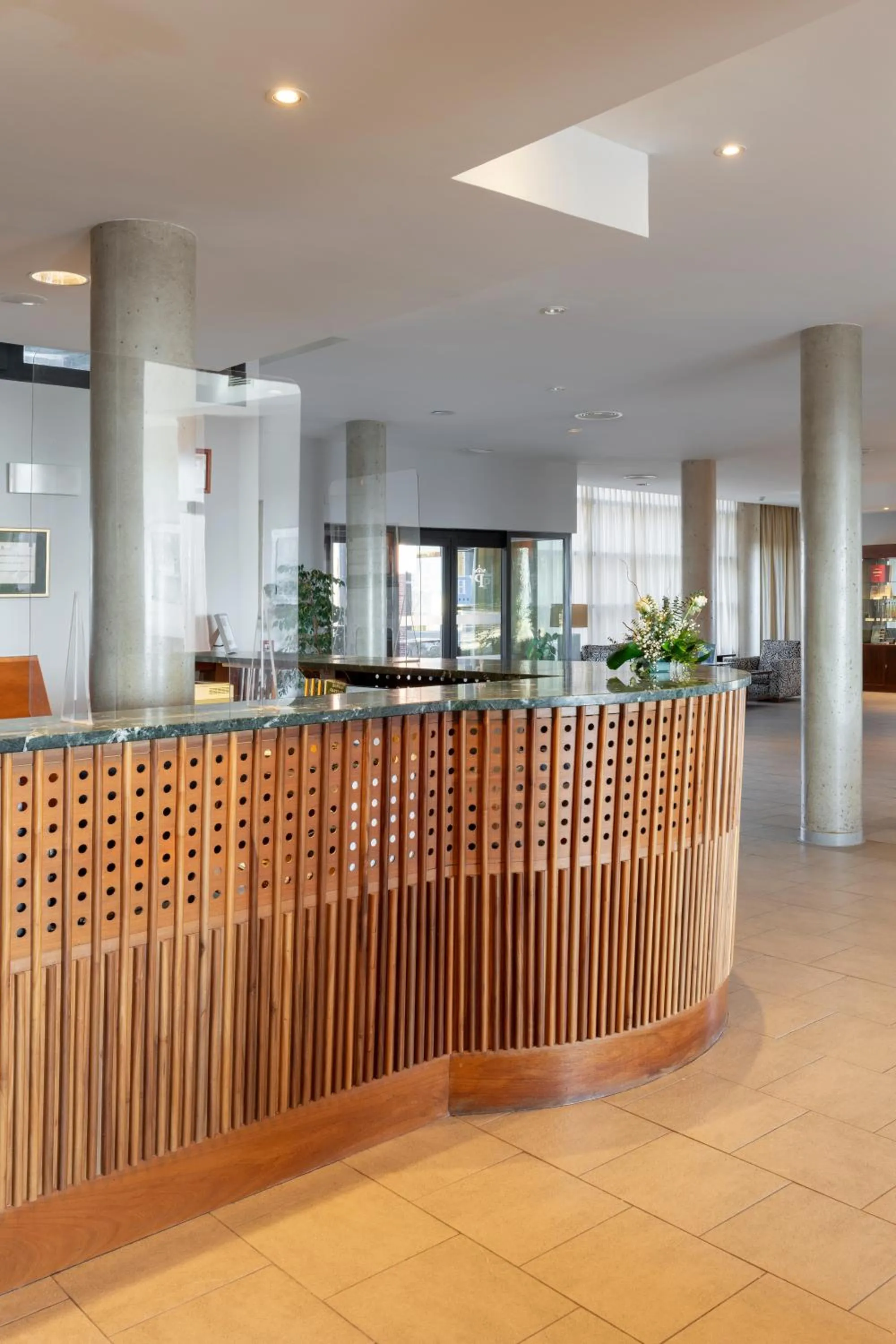 Lobby or reception in Parador de Soria