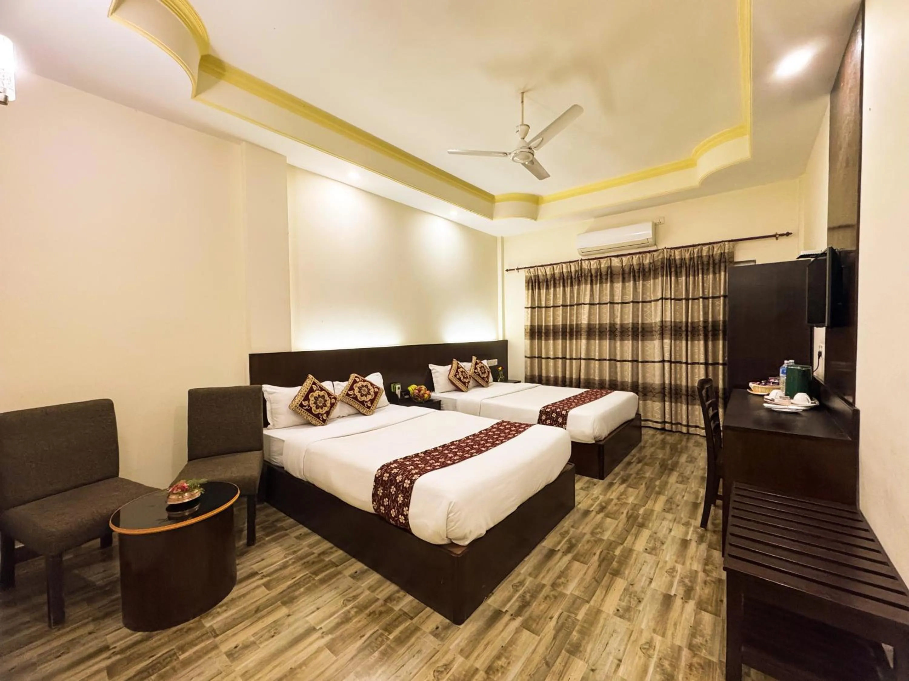 Bed in Lumbini Zambala Hotel