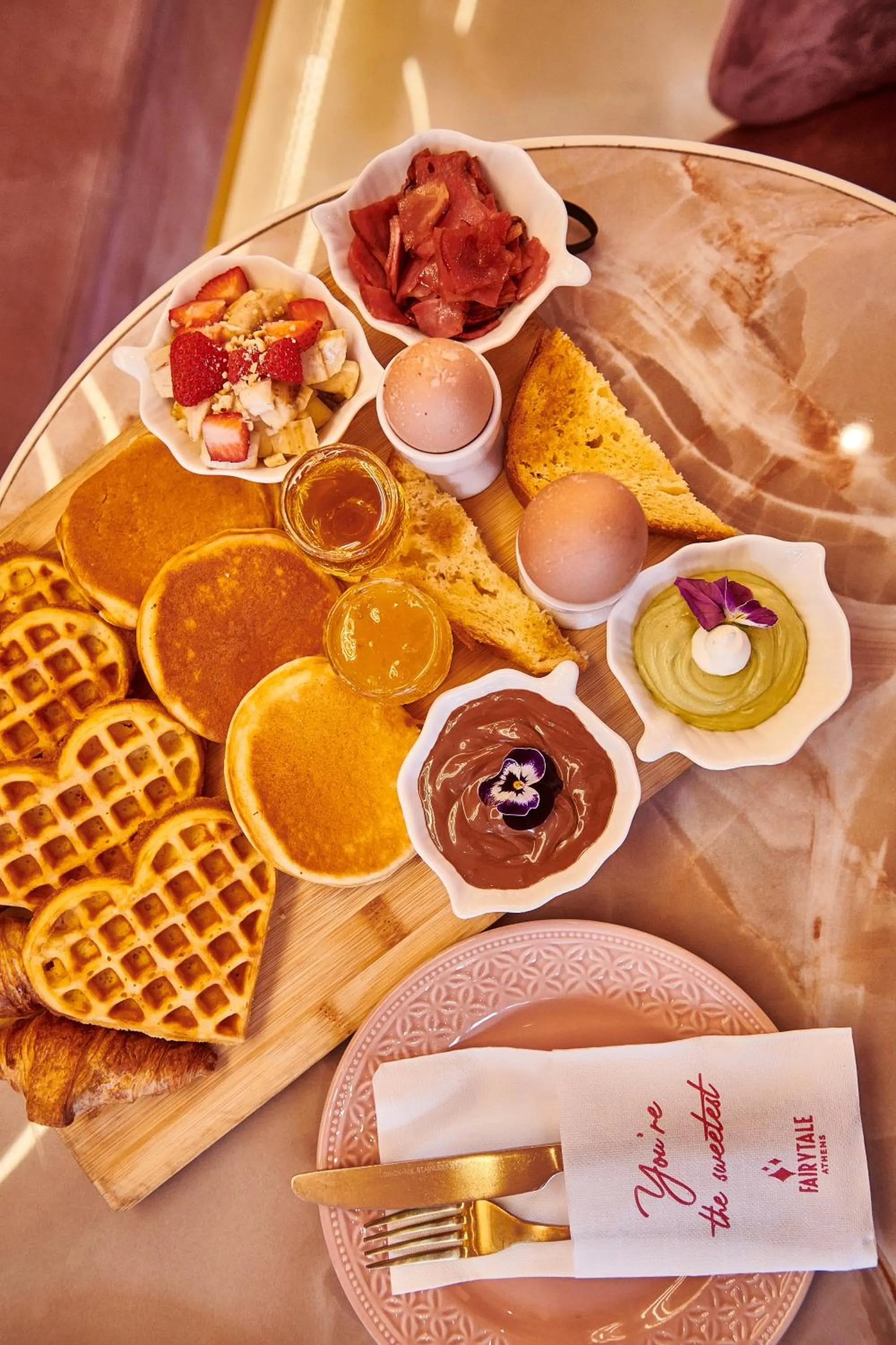 Food and drinks in Fairytale Athens Suites