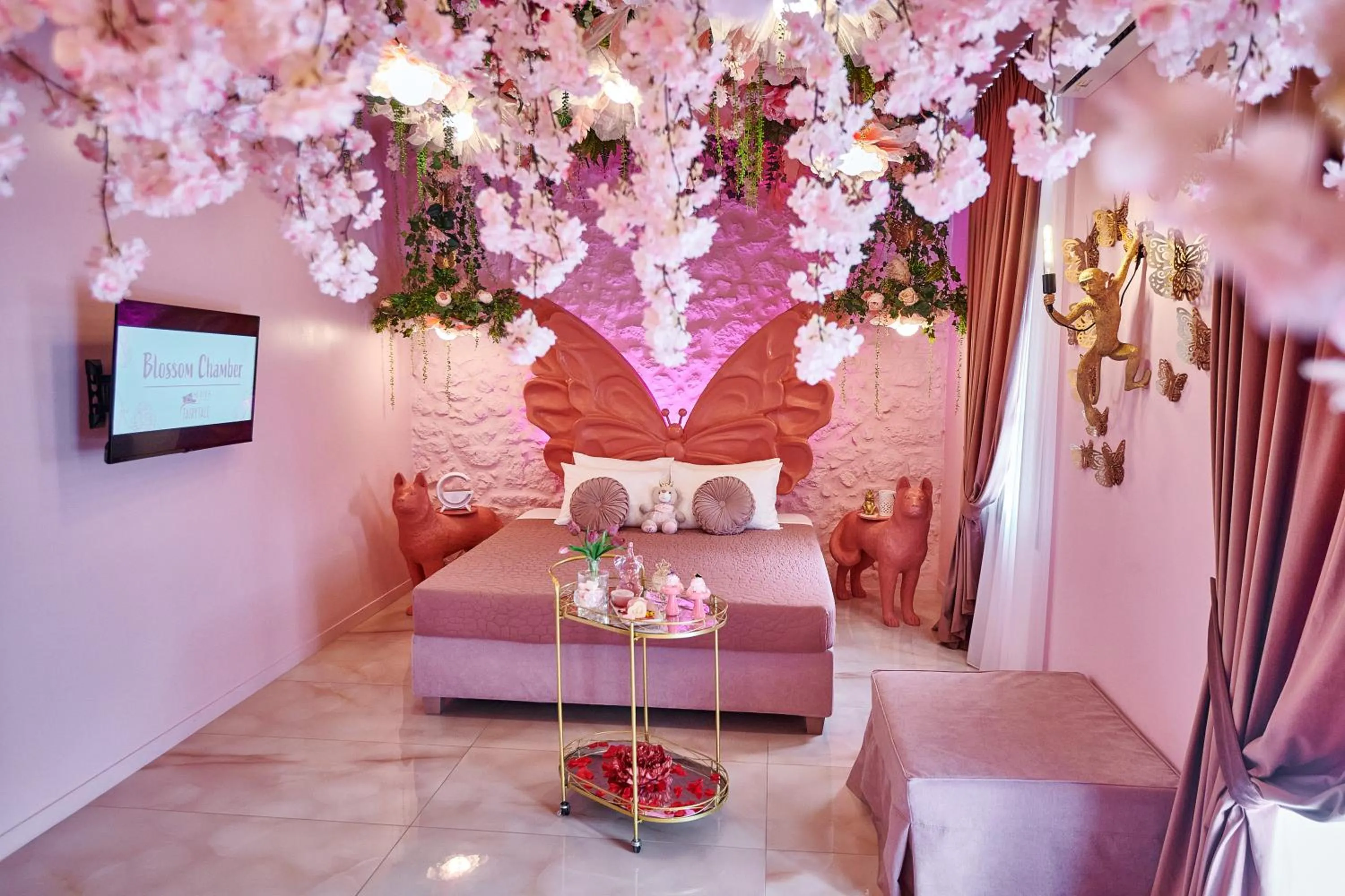Bed in Fairytale Athens - Luxury Suites