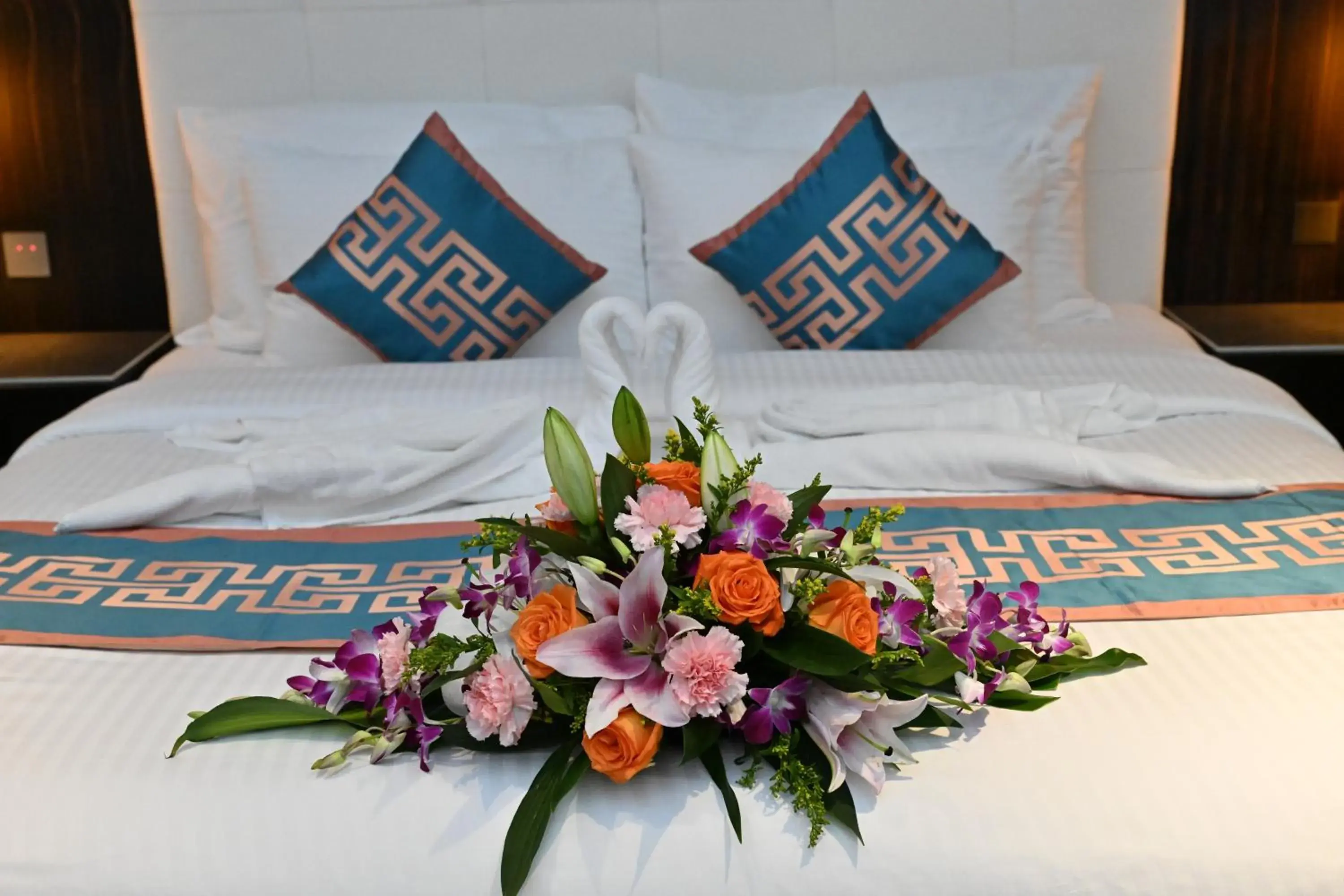 Bed in Savoy Grande Hotel Bed in Savoy Grande Hotel