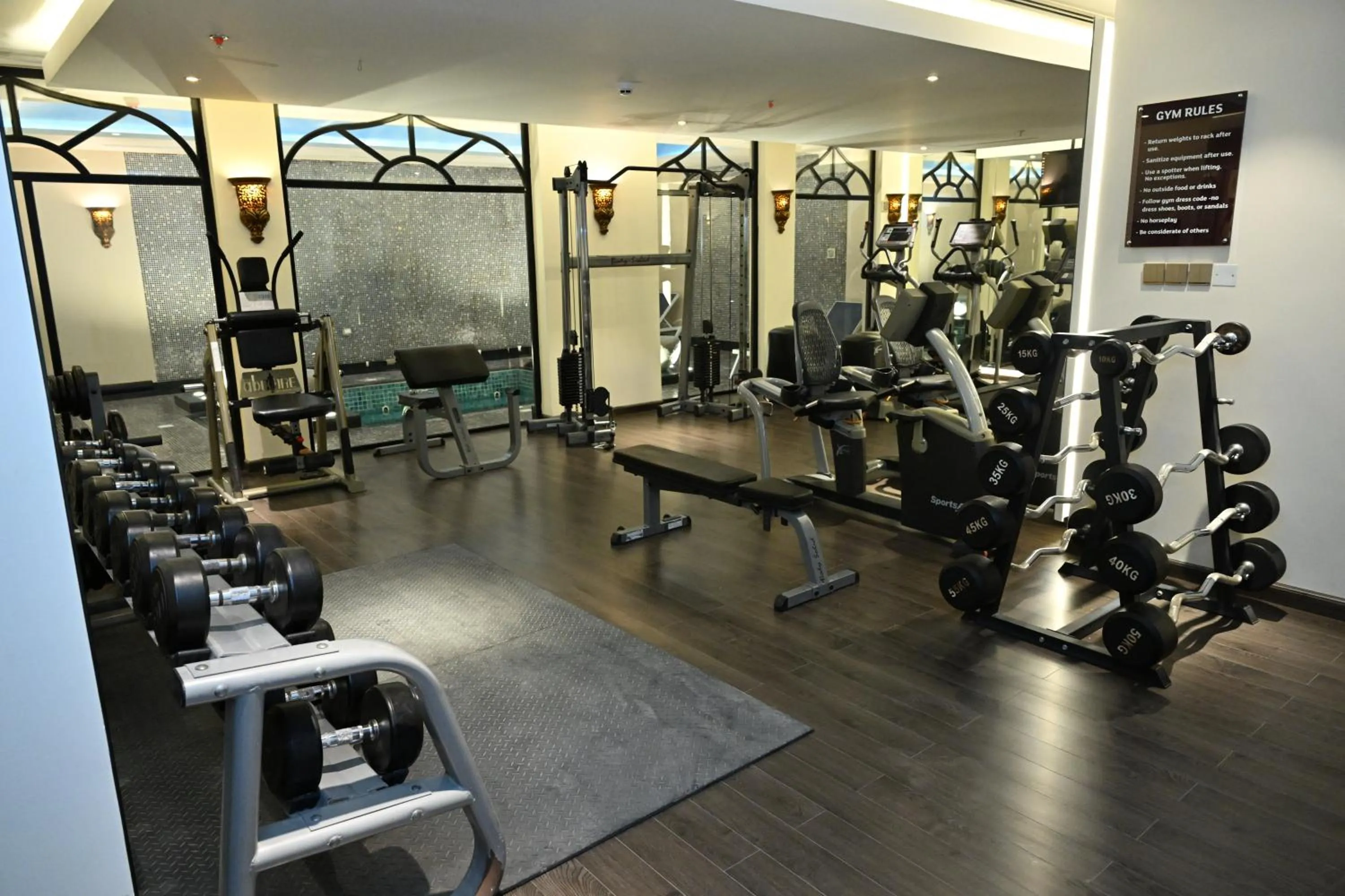 Fitness centre/facilities in Savoy Grande Hotel