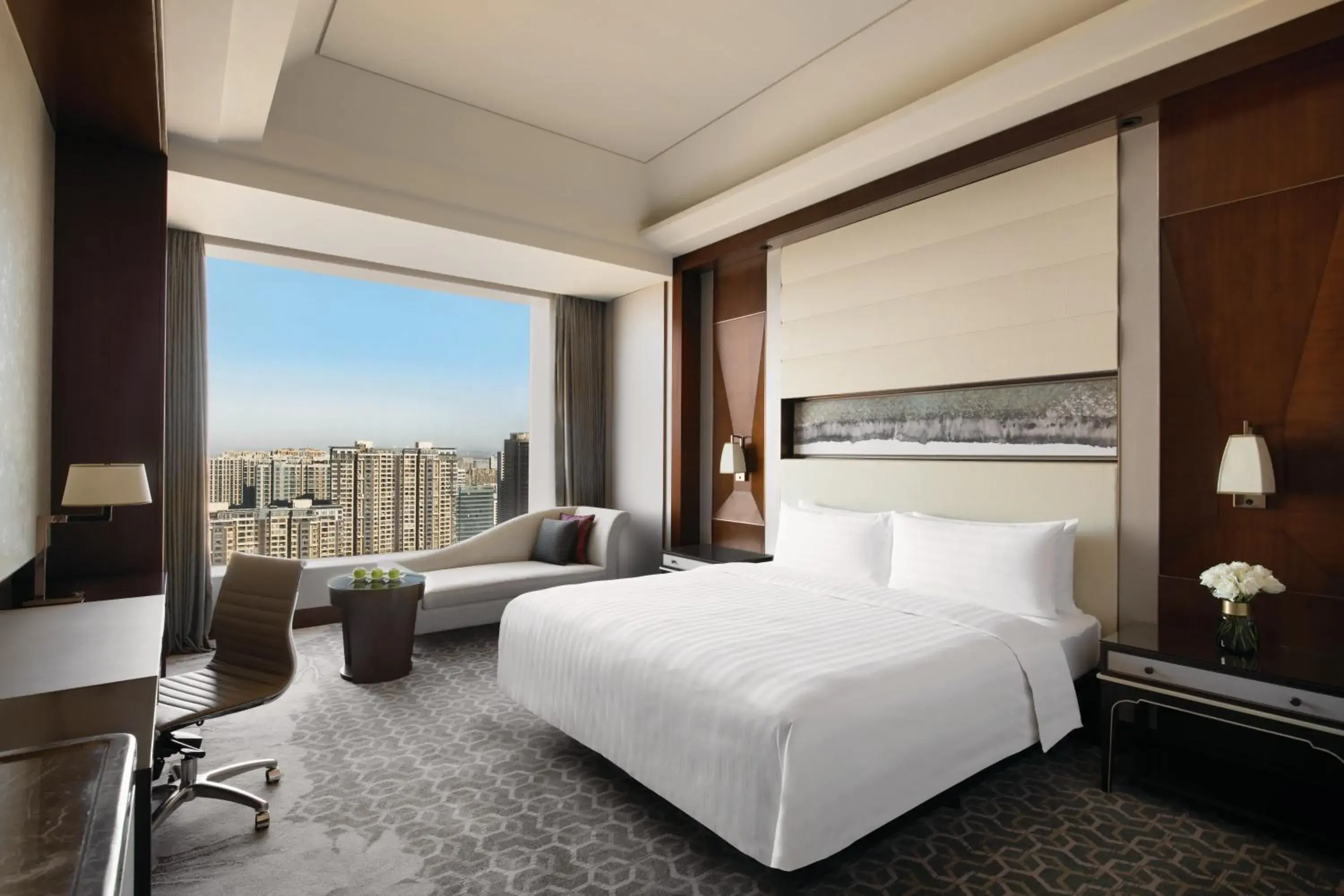 Bedroom, Bed in Shangri-La Tangshan Bedroom, Bed in Shangri-La Tangshan
