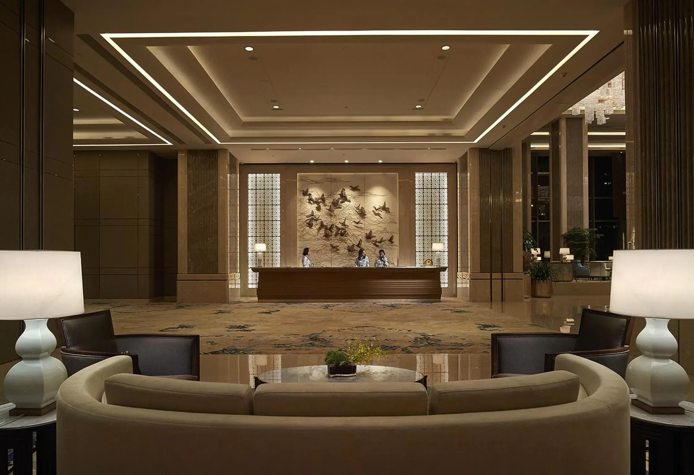 Lobby or reception in Shangri-La Tangshan Lobby or reception in Shangri-La Tangshan
