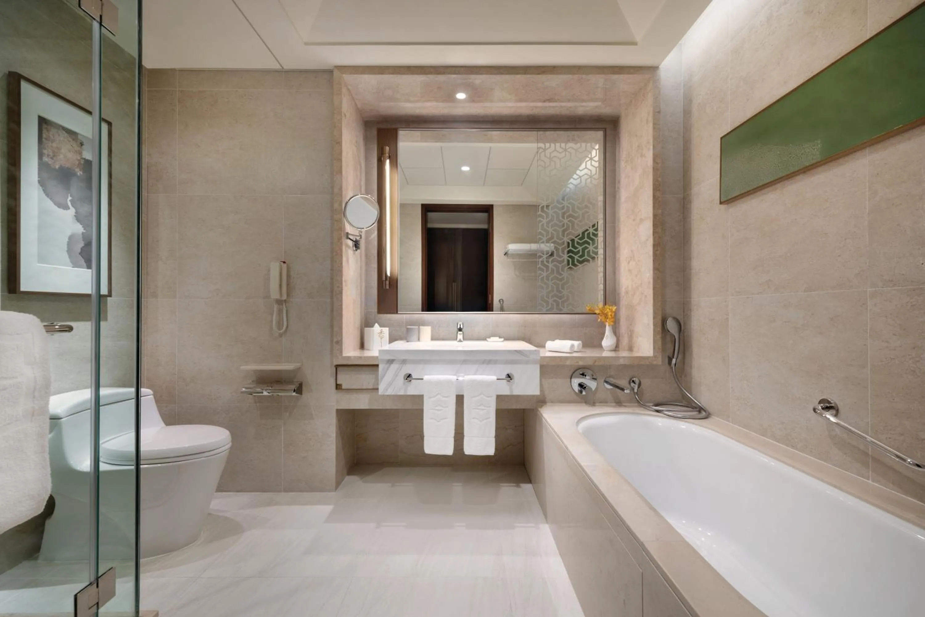 Bathroom in Shangri-La Tangshan