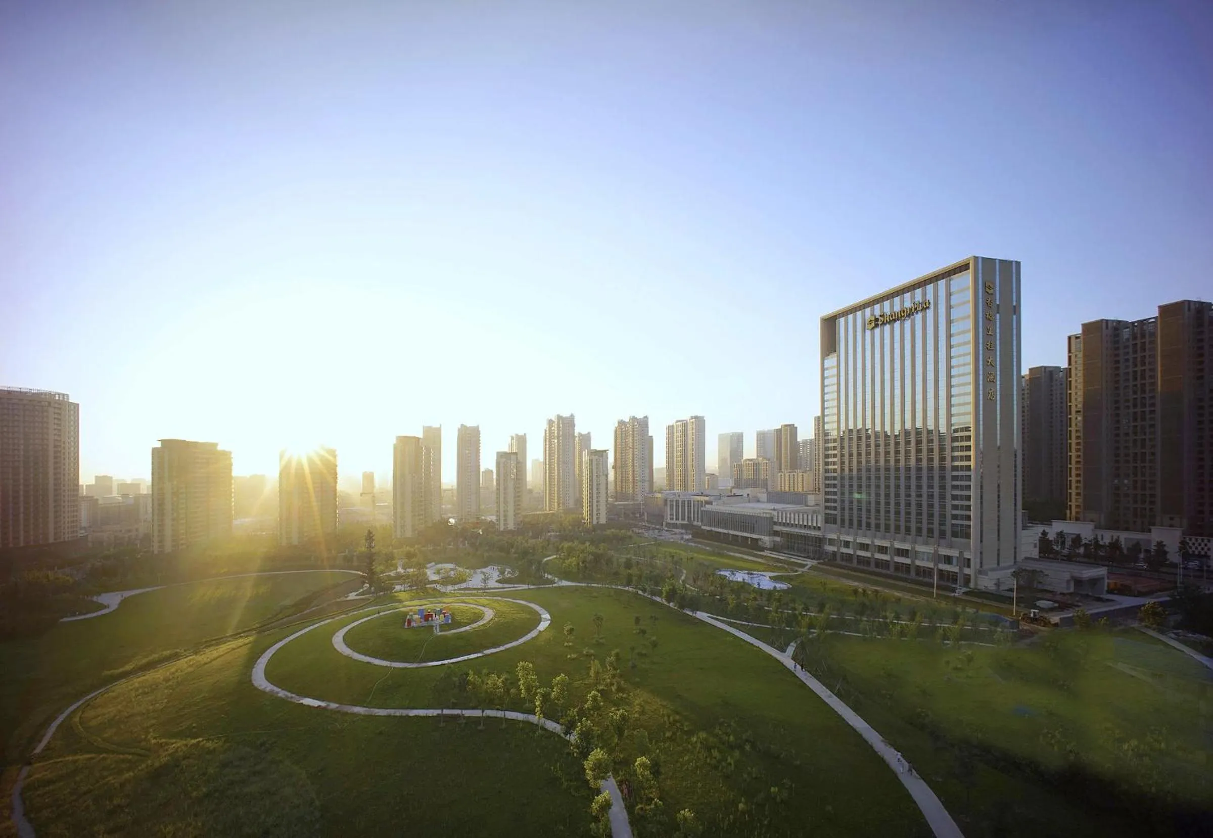 Bird's eye view in Shangri-La Tangshan