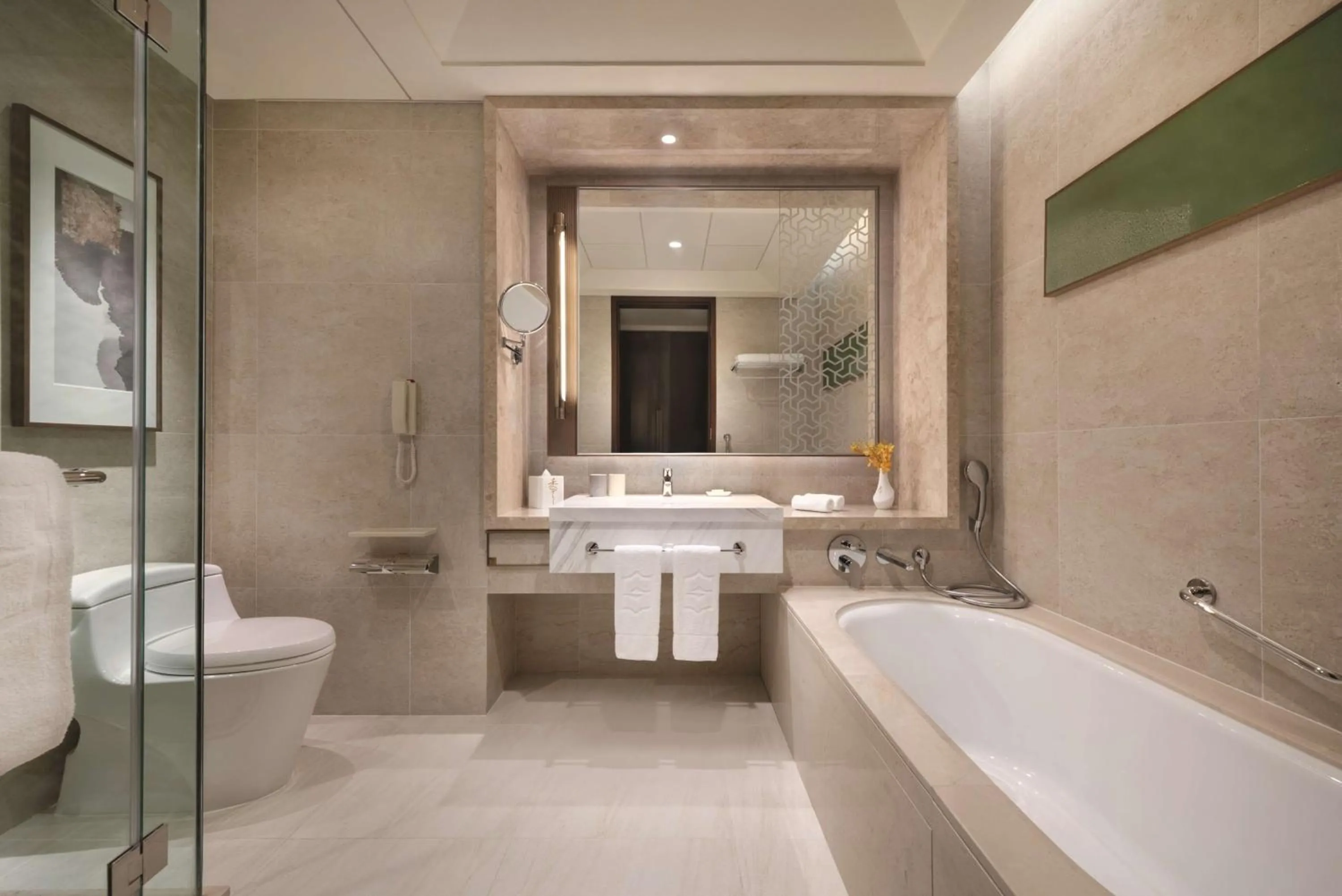 Bathroom in Shangri-La Tangshan