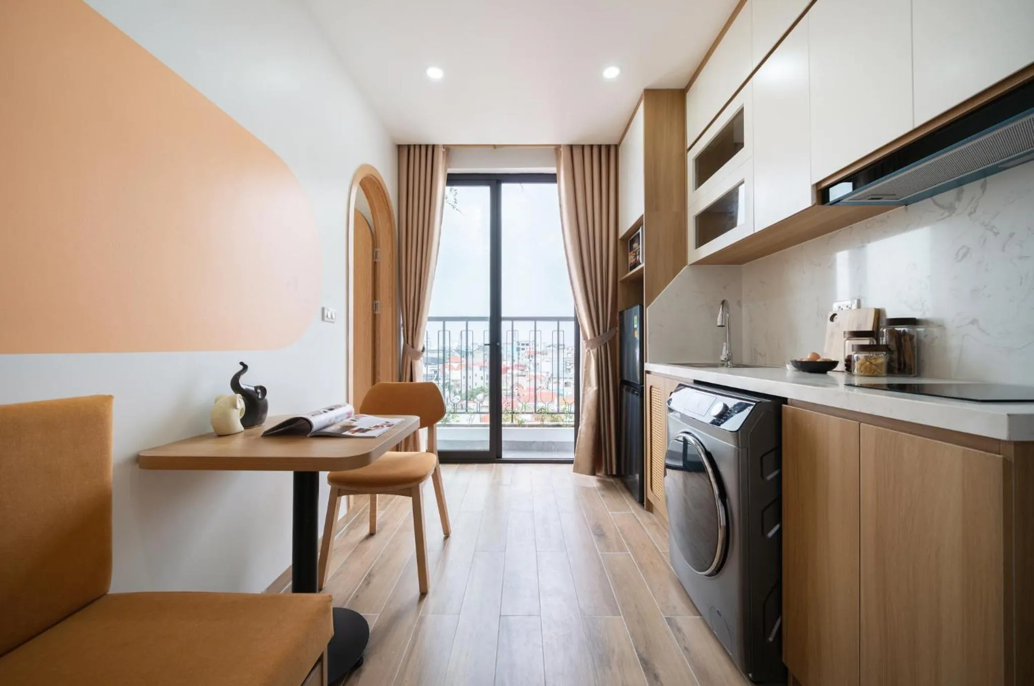 Two-Bedroom Apartment with City View in The Harmony Red River Residence