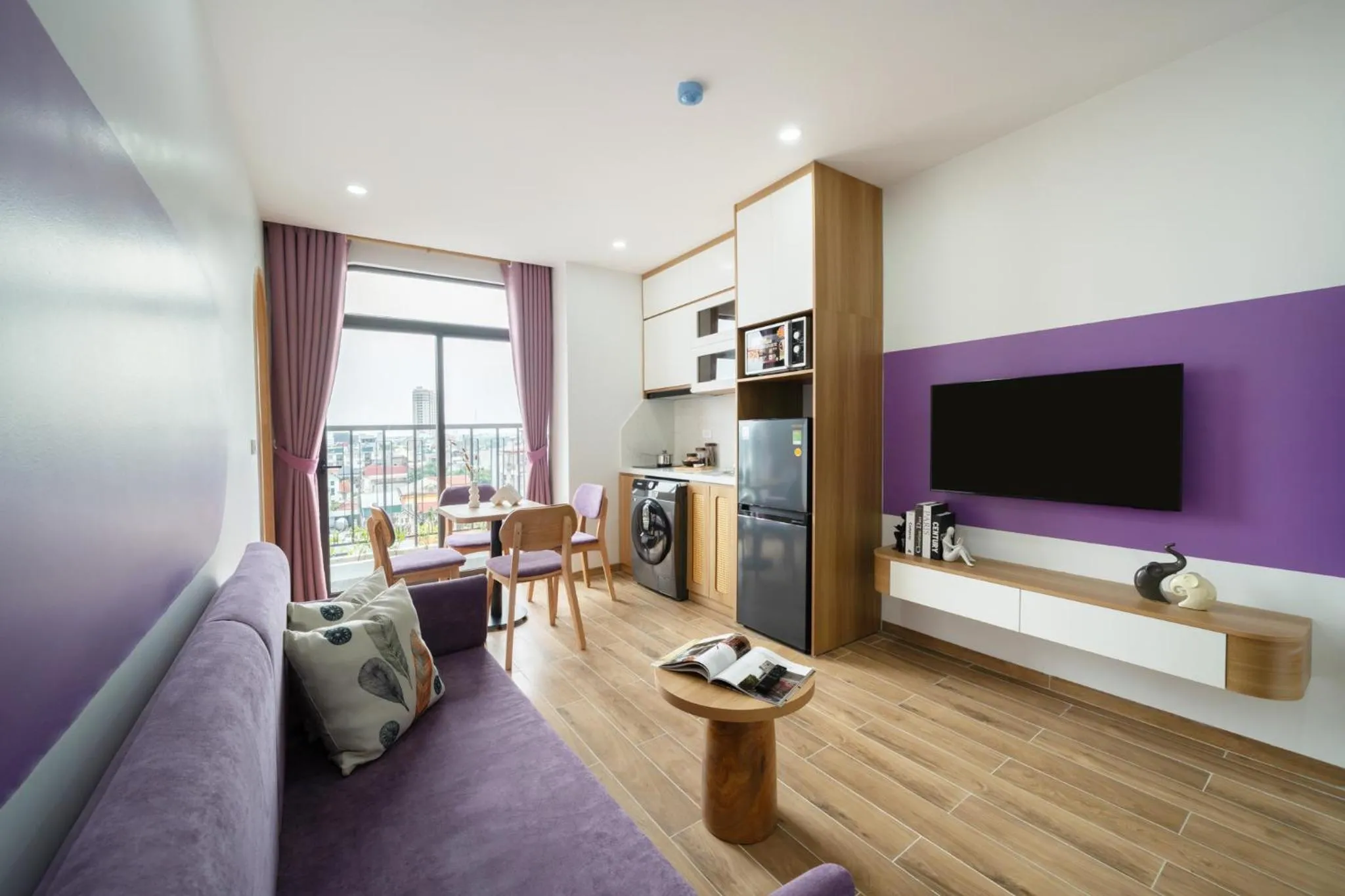 Two-Bedroom Apartment with River View in The Harmony Red River Residence