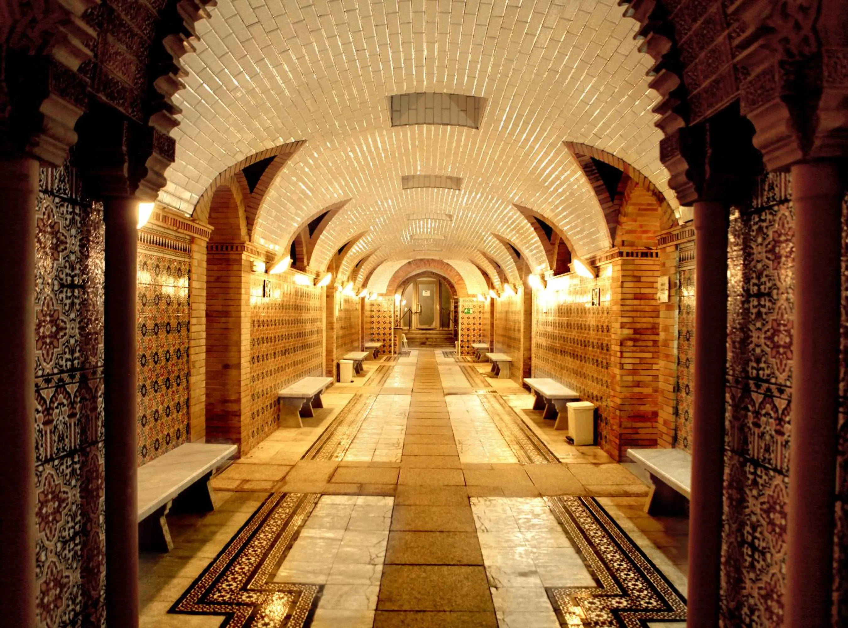 Decorative detail in Balneario de Archena - Hotel León
