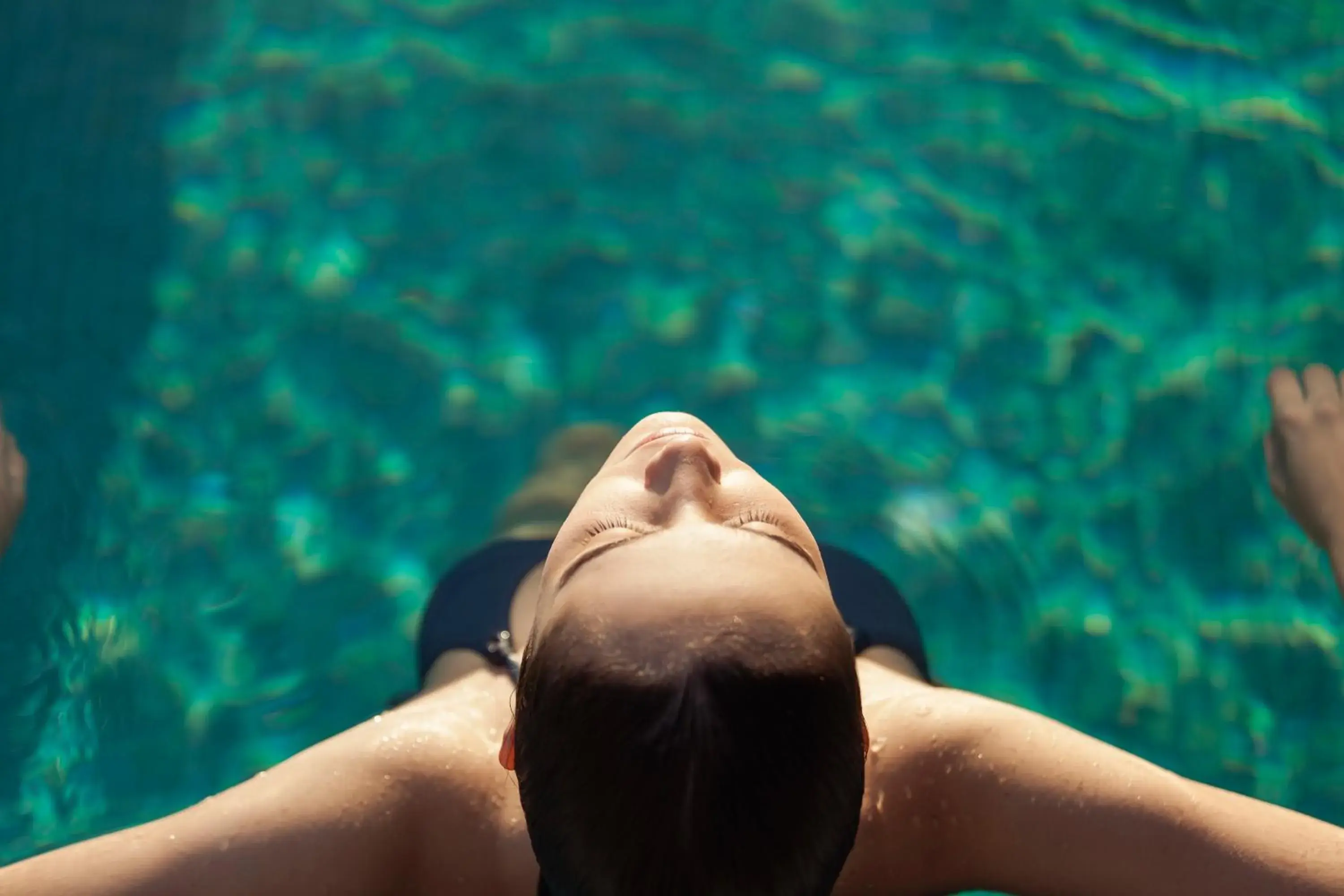 Swimming pool in Balneario de Archena - Hotel León Swimming pool in Balneario de Archena - Hotel León
