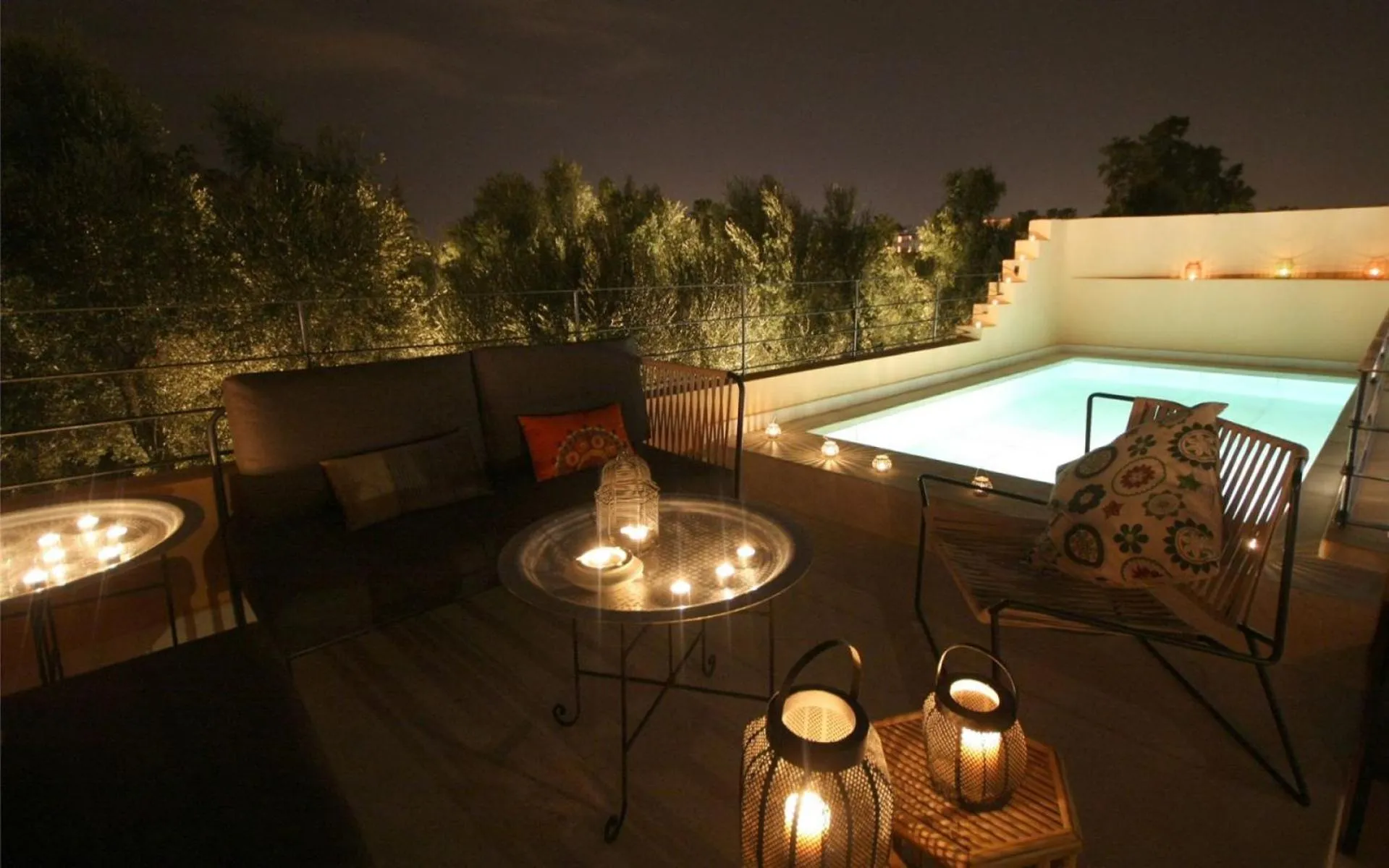 Garden in Riad la Source du Desert