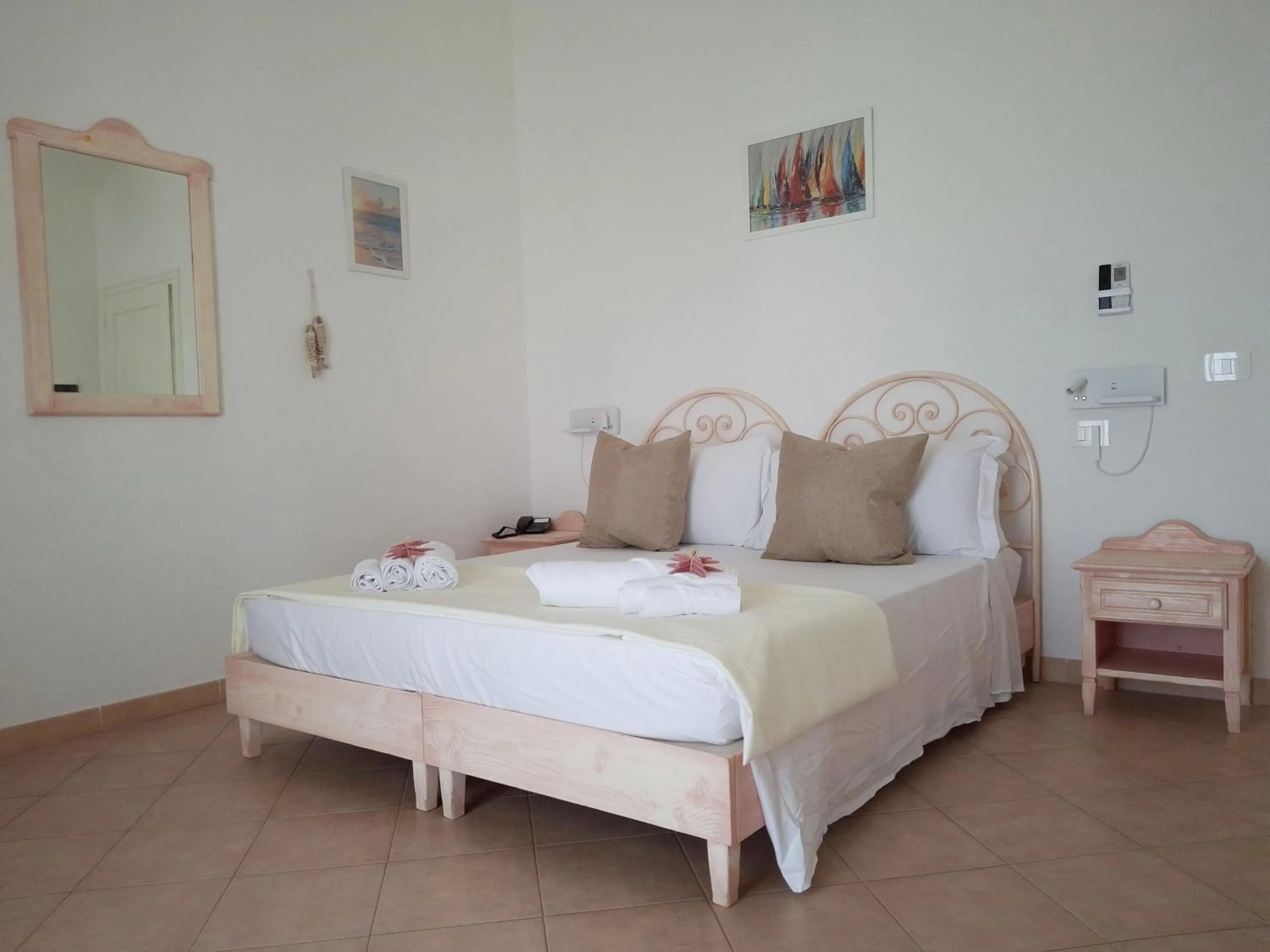 Bed in Neo Hotel Tre Monti