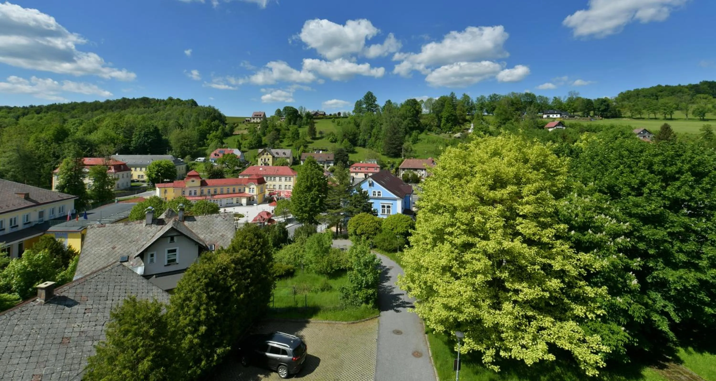 Bird's eye view in Spa Resort Libverda - Hotel Panorama