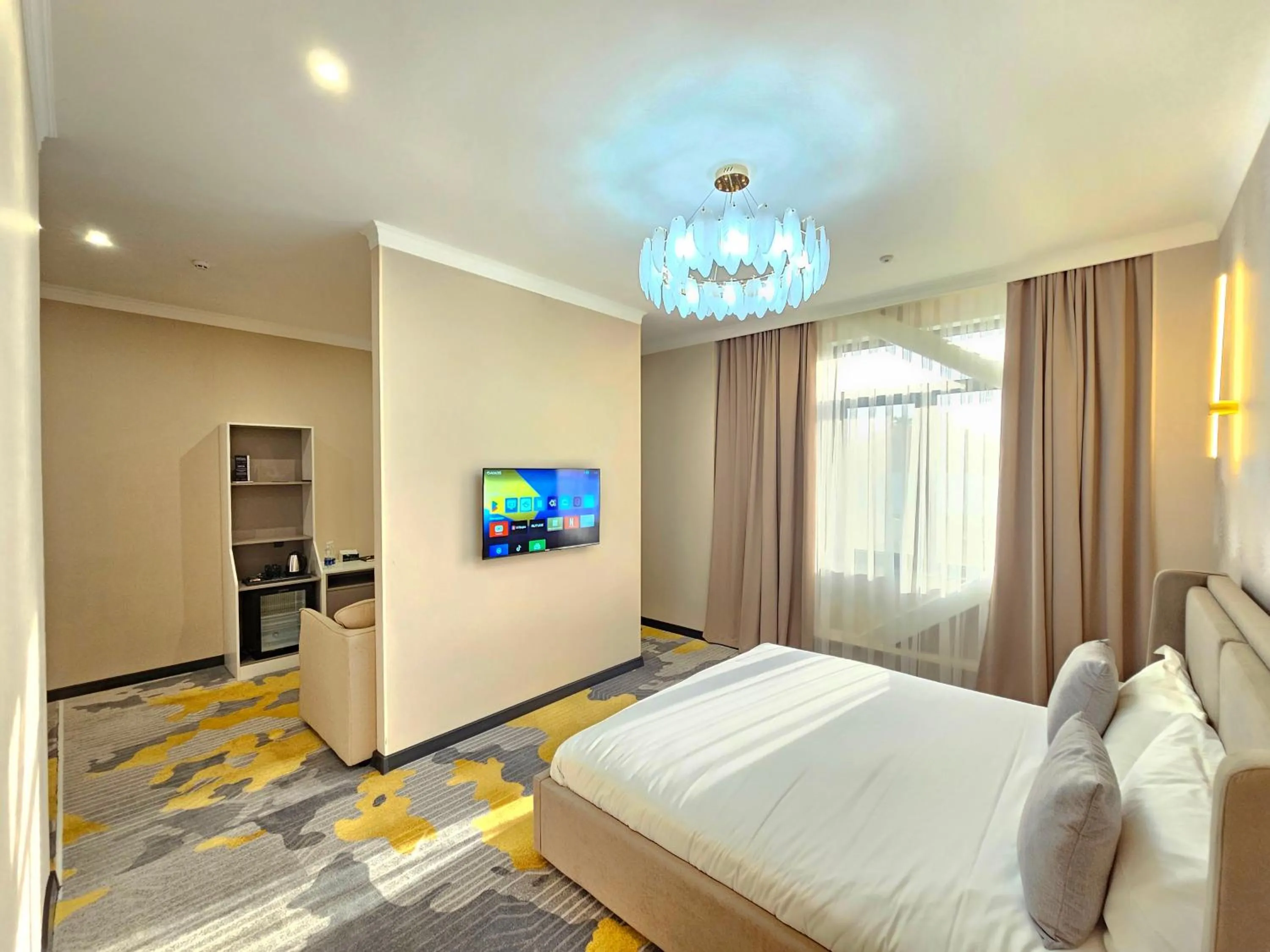 Bed in Palmira Hotel Bishkek