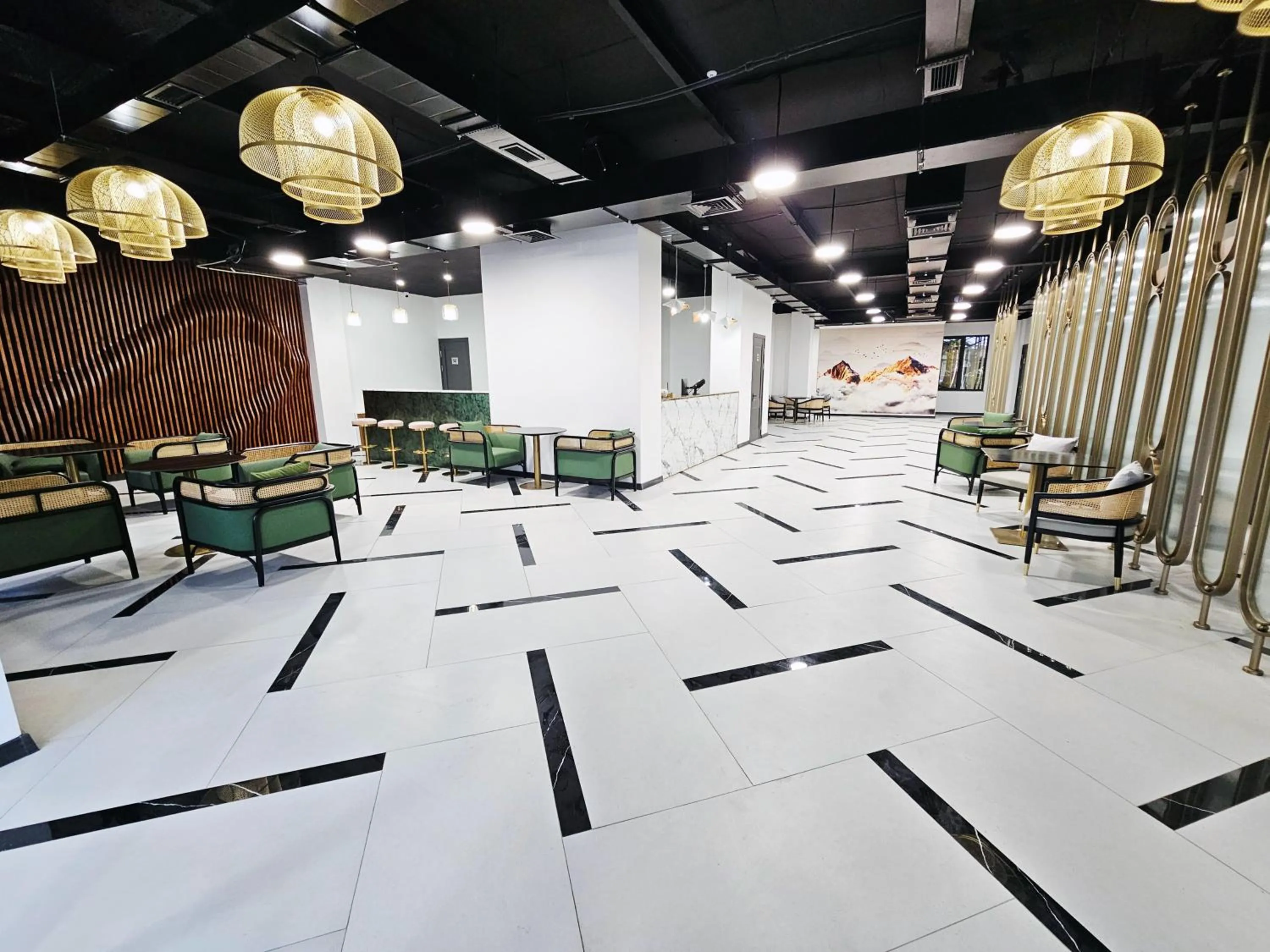 Seating area in Palmira Hotel Bishkek