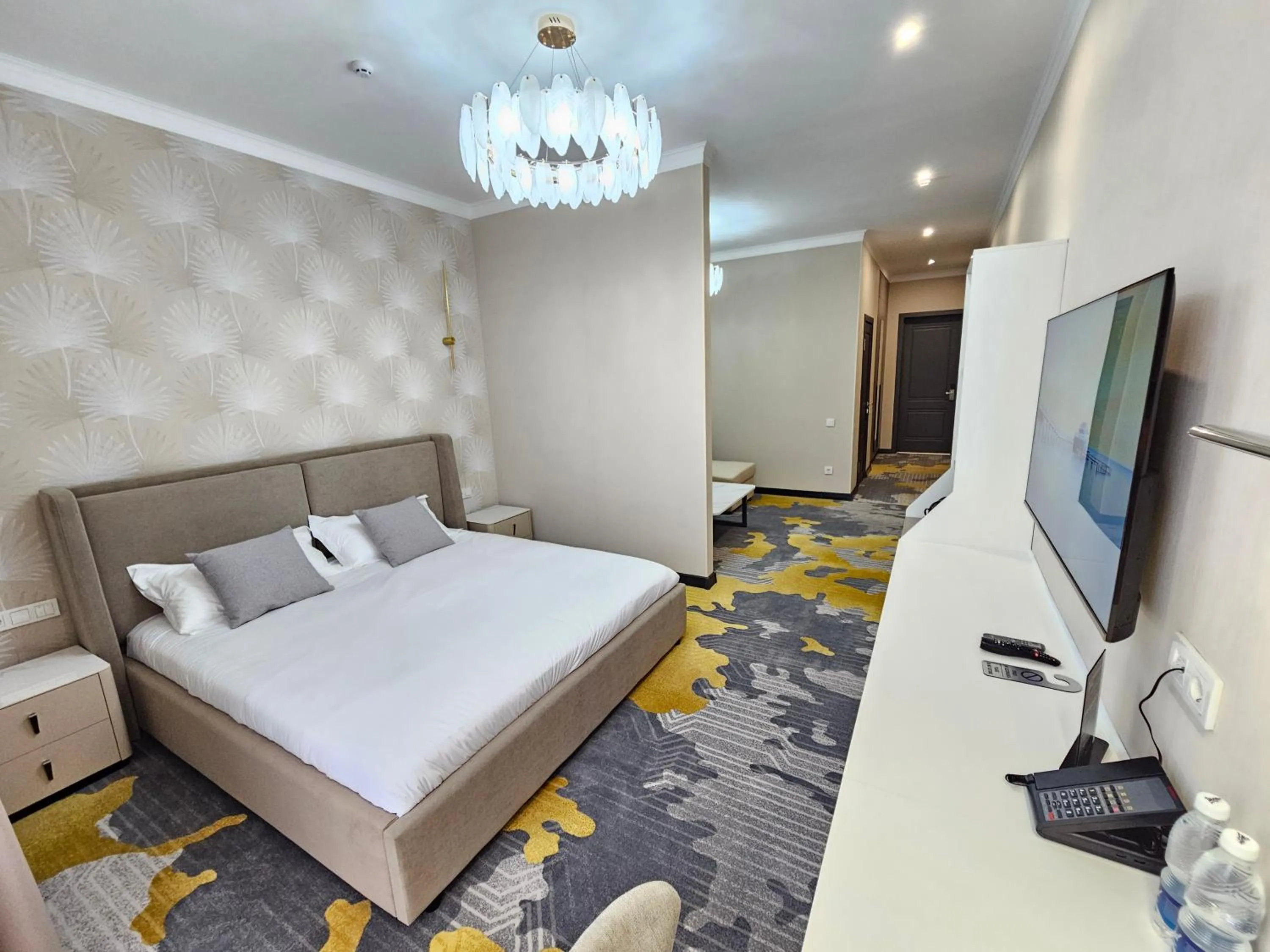 Bed in Palmira Hotel Bishkek