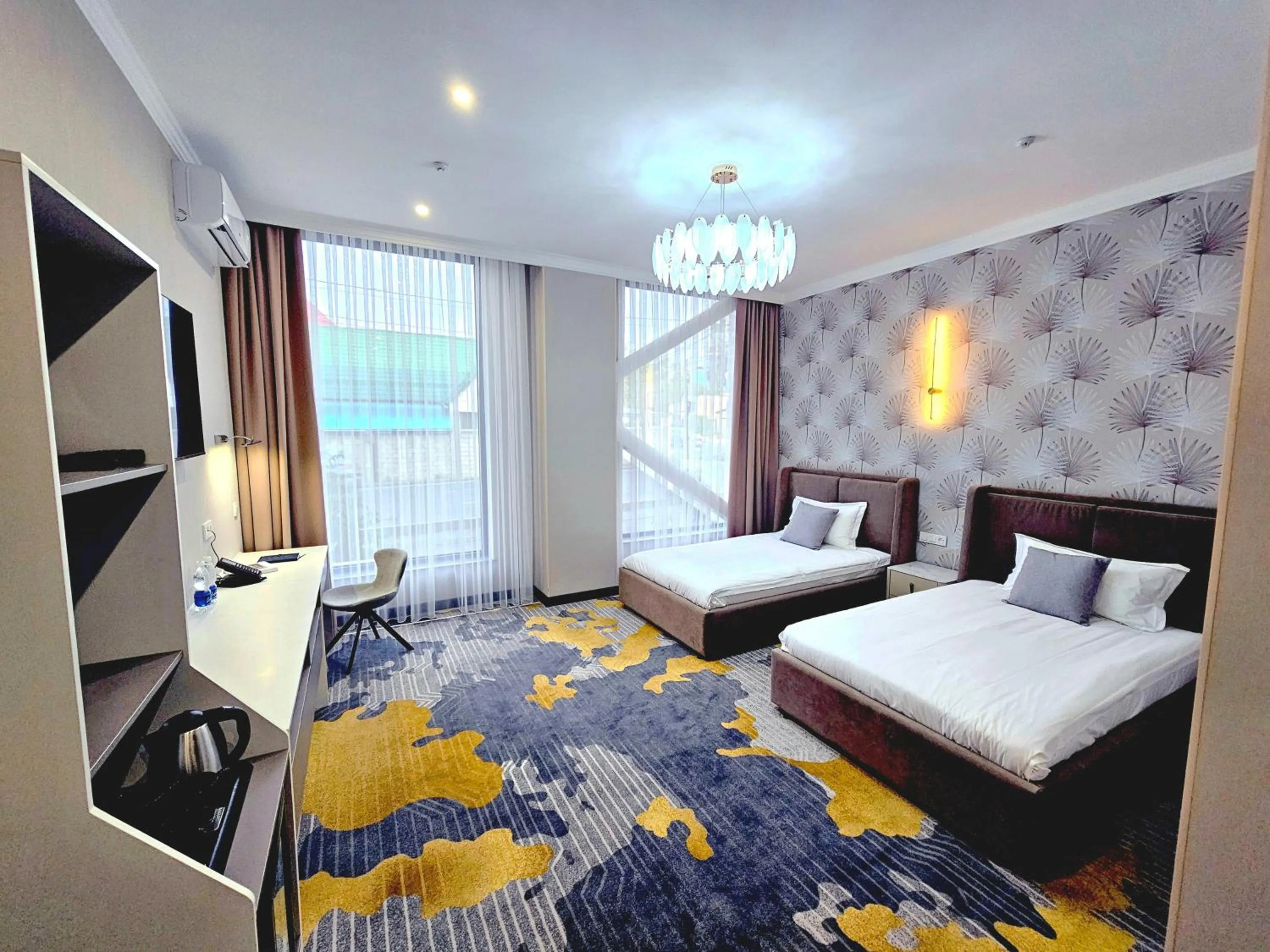 Bed in Palmira Hotel Bishkek