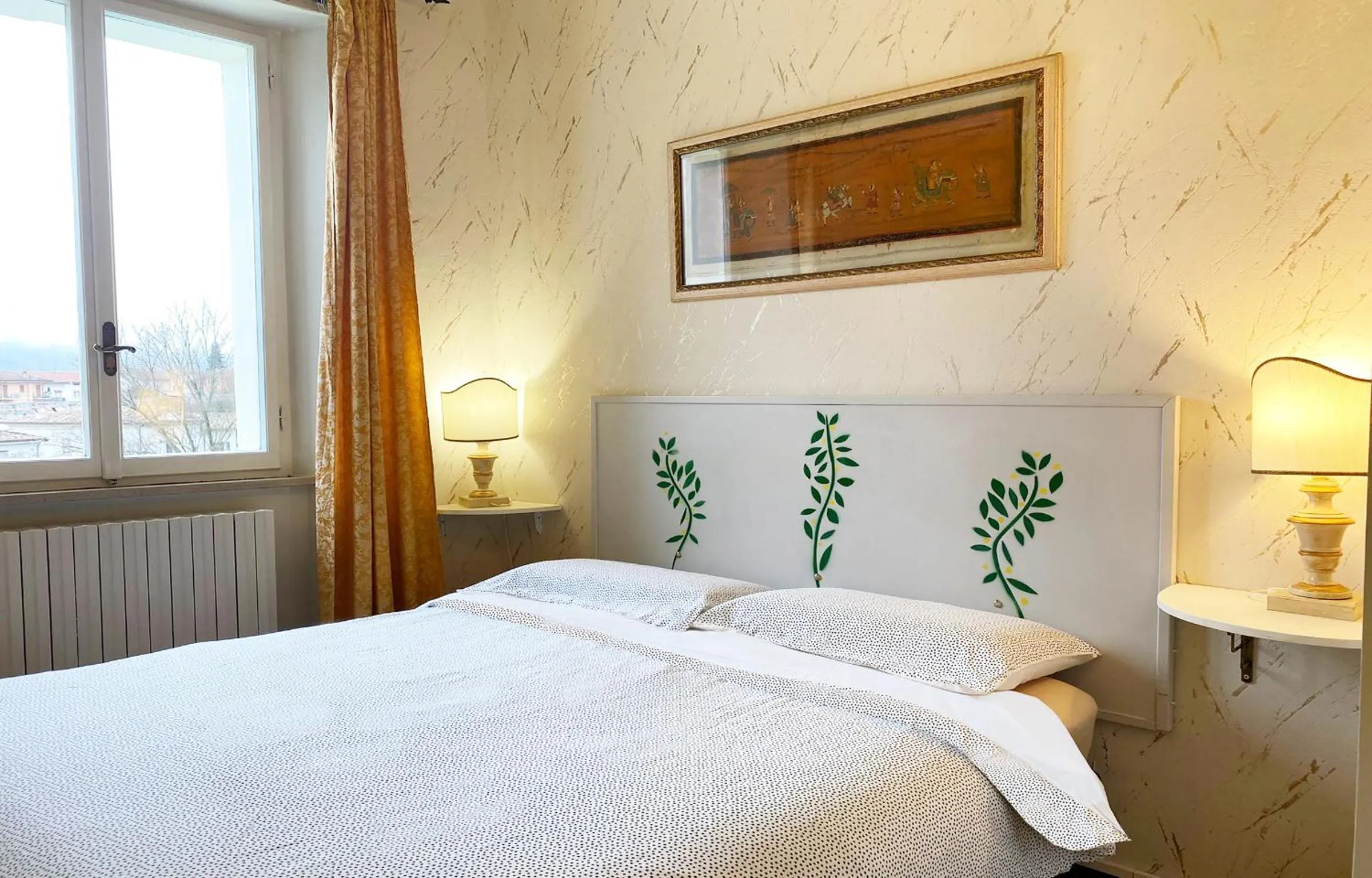 Bed in La Finestra sul Fiume